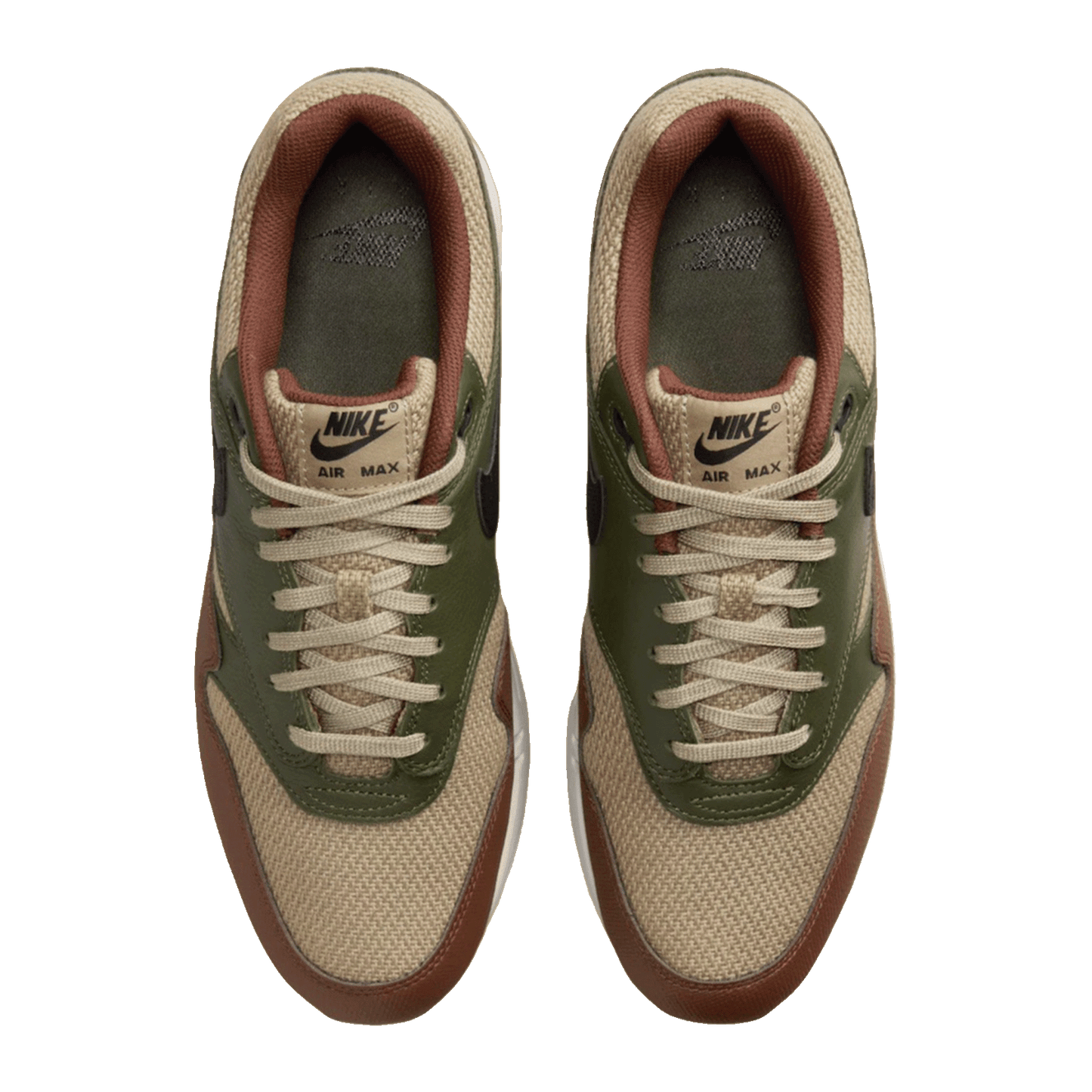 Nike Air Max 1 Essential PRM Neutral Olive Cacao Wow Oben