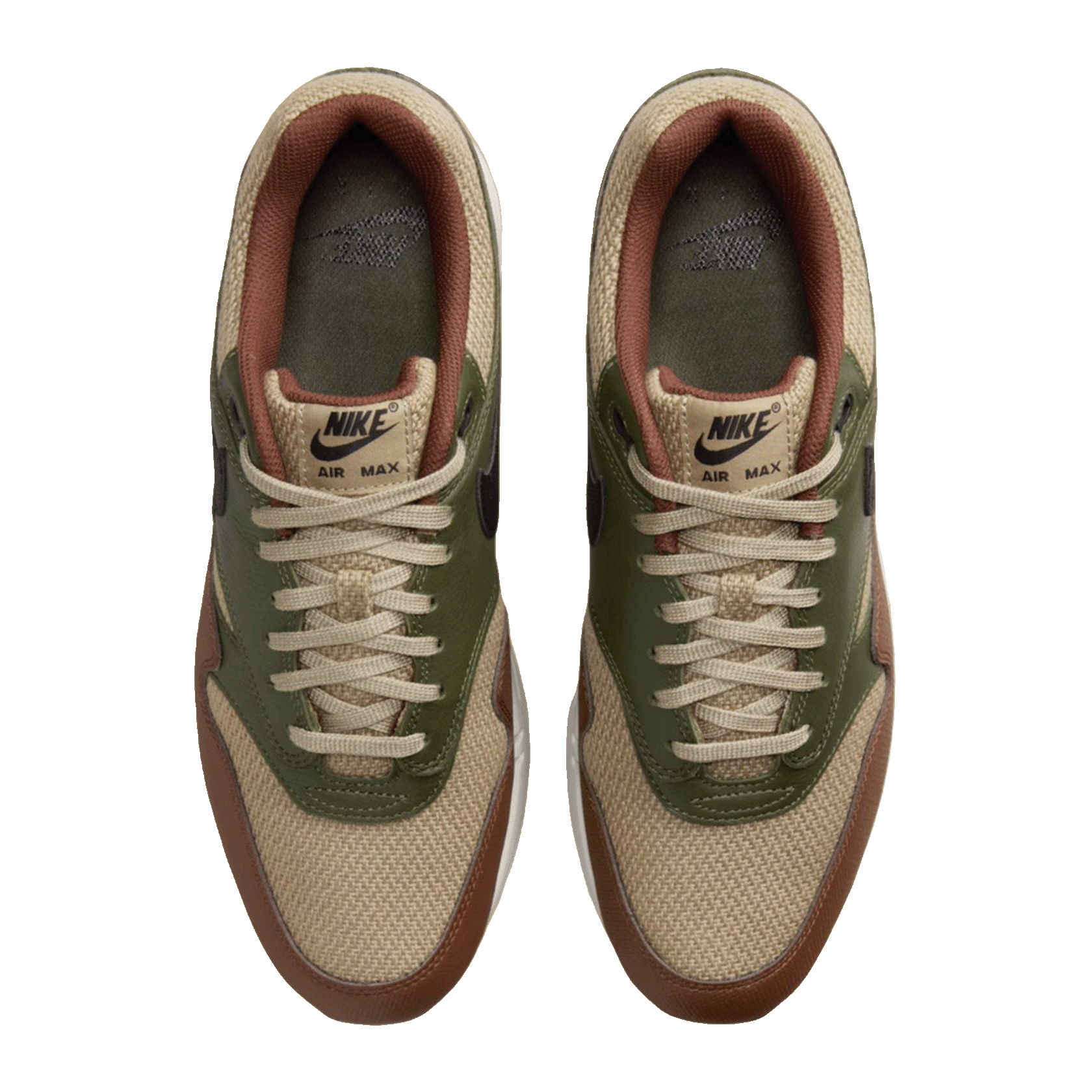 Nike Air Max 1 Essential PRM Neutral Olive Cacao Wow Oben
