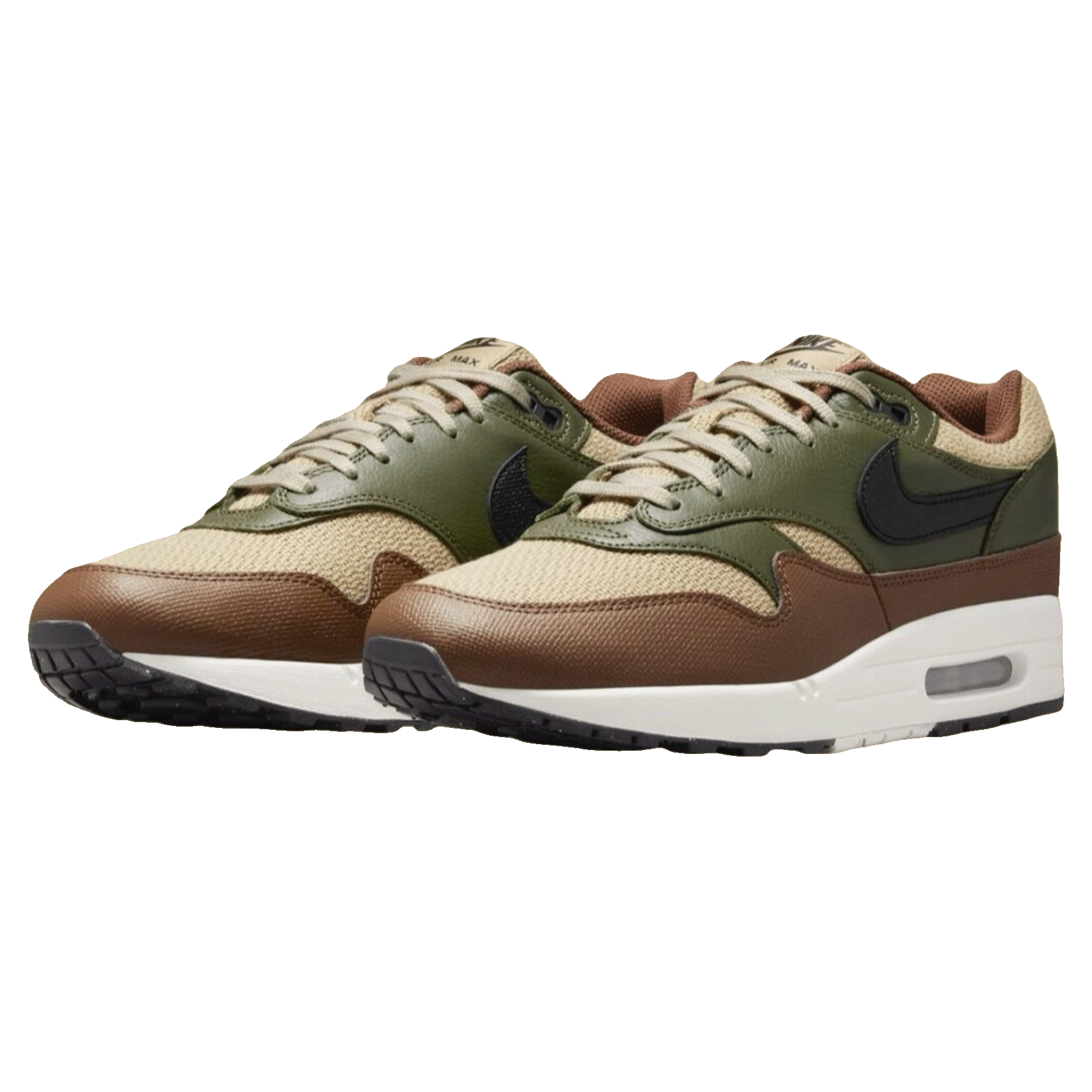 Nike Air Max 1 Essential PRM Neutral Olive Cacao Wow Side