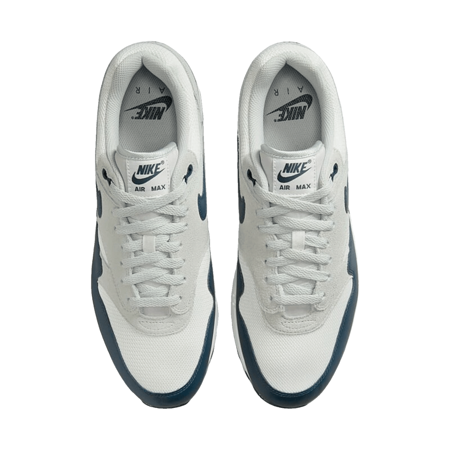 Nike Air Max 1 Essential Summit White Armory Navy Oben
