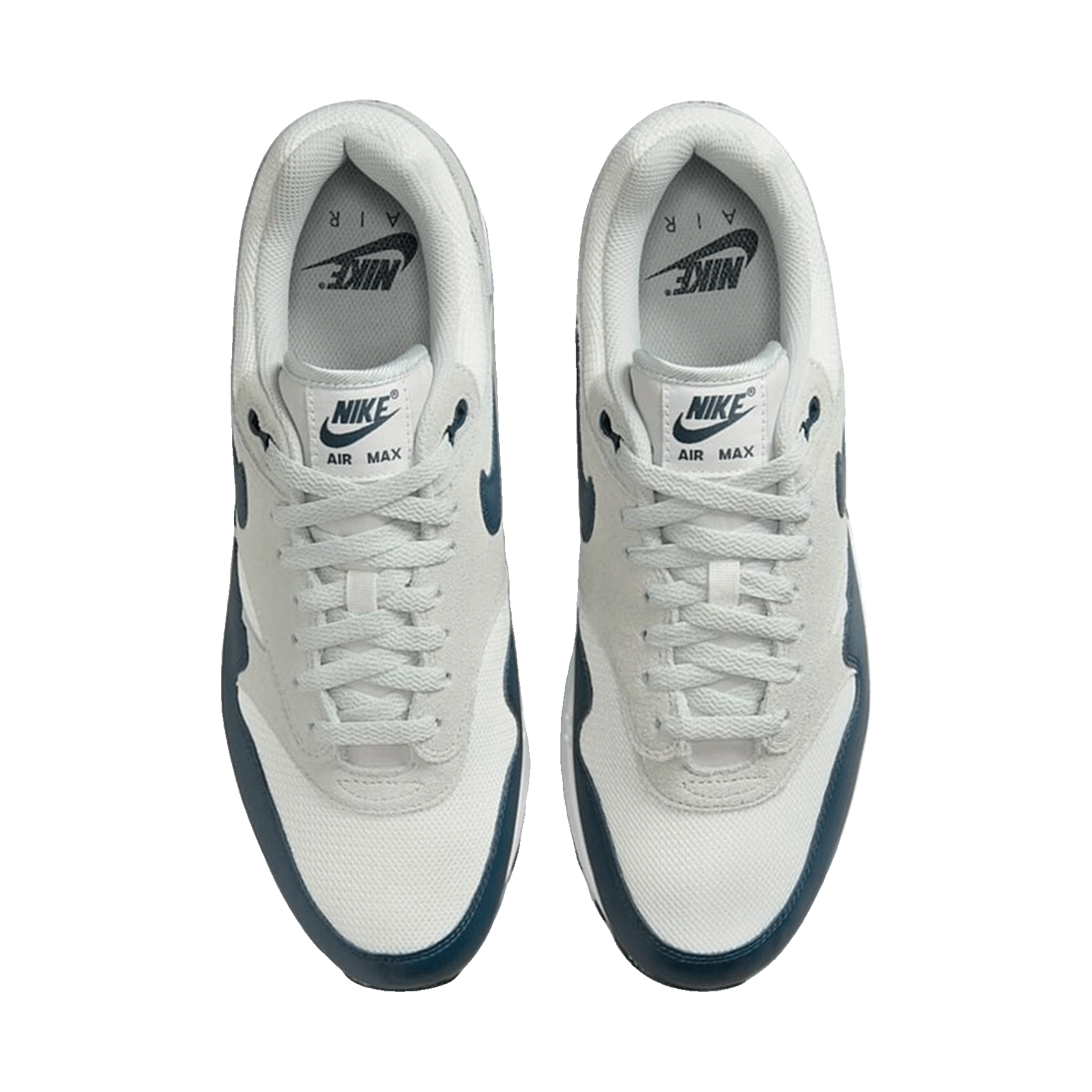 Nike Air Max 1 Essential Summit White Armory Navy Oben