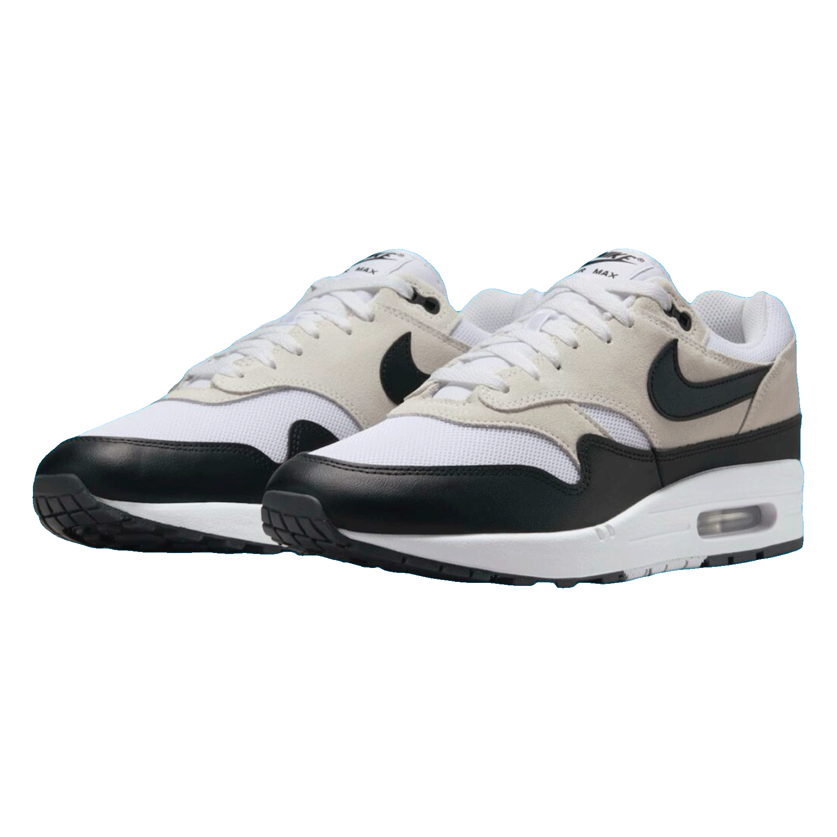 Nike Air Max 1 Essential Summit White Black Side