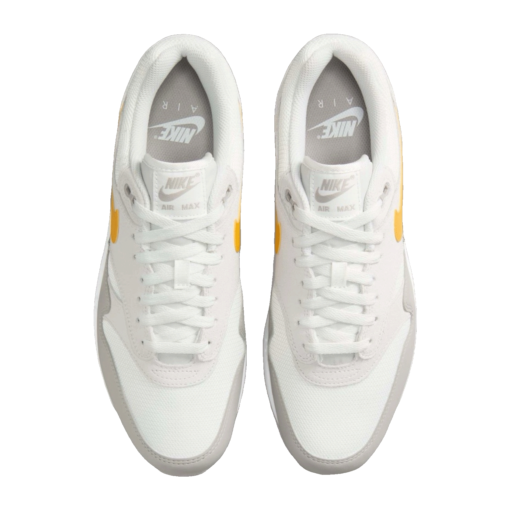 Nike Air Max 1 Essential Summit White University Gold Oben