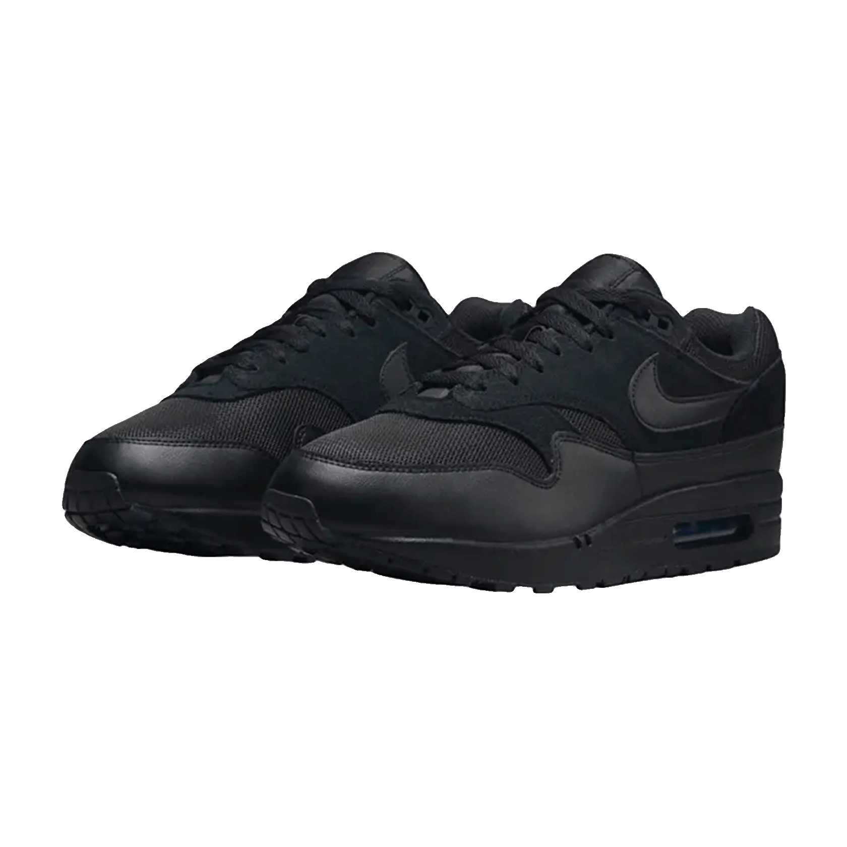 Nike Air Max 1 Essential Triple Black Side