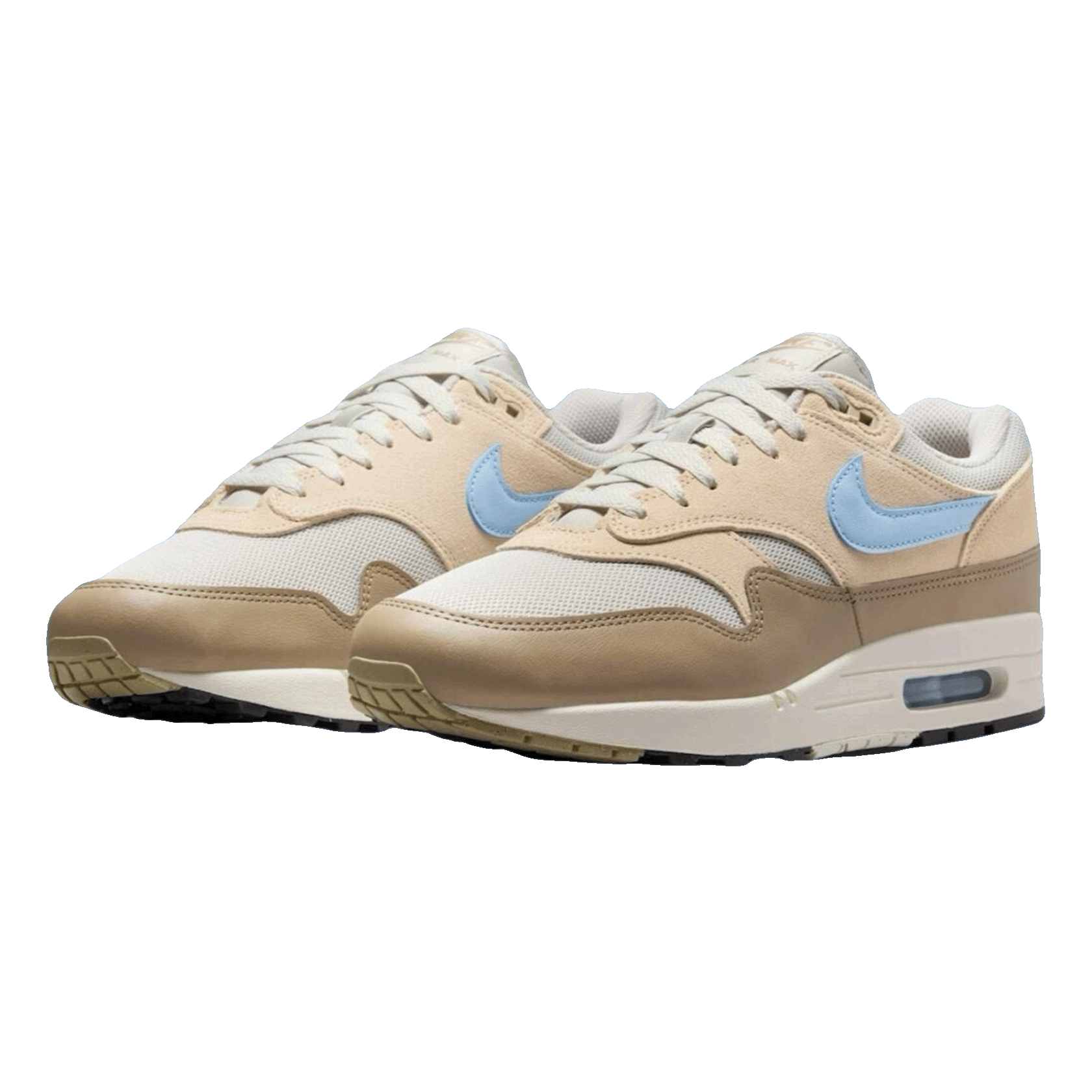 Nike Air Max 1 Essential White Pure Platinum Black Side