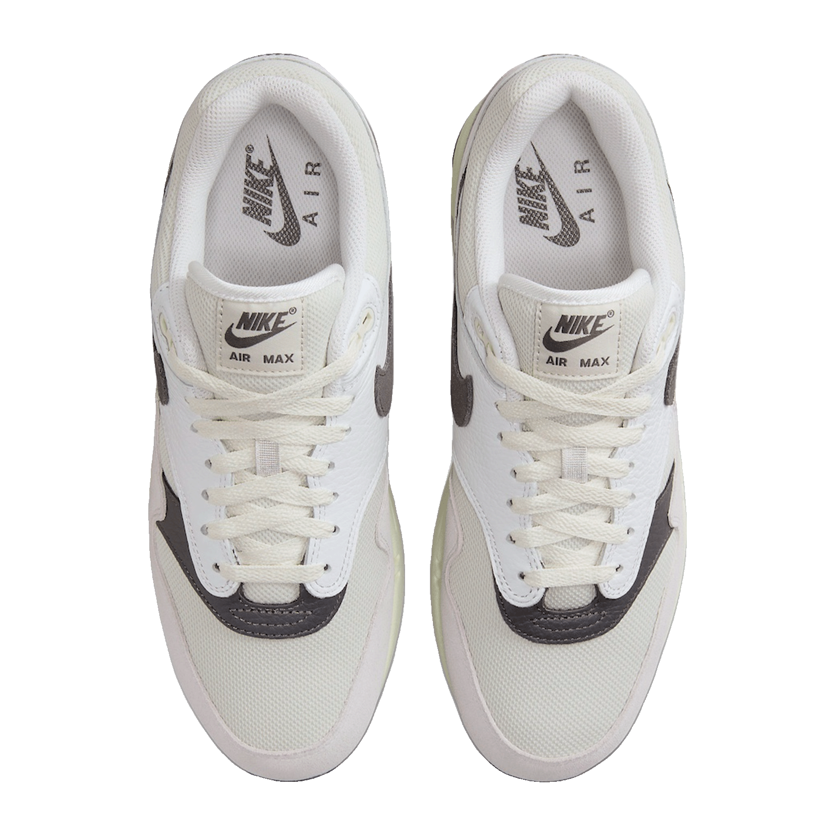 Nike Air Max 1 Light Bone Iron Grey Oben