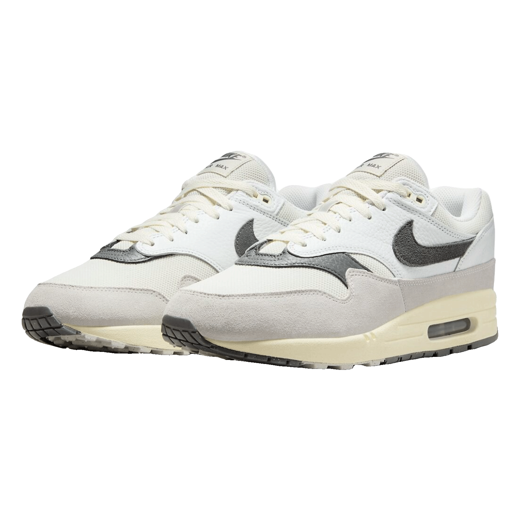 Nike Air Max 1 Light Bone Iron Grey Side