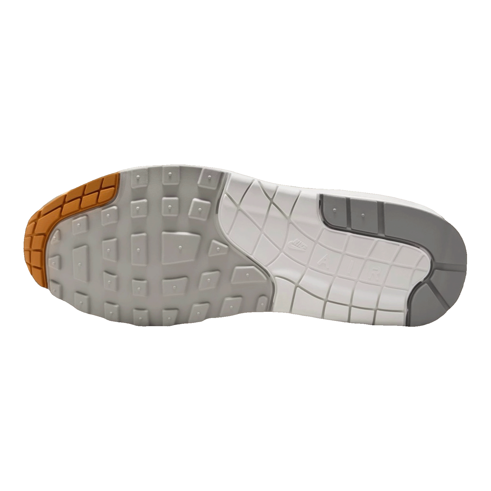 Nike Air Max 1 Light Iron Ore Flat Pewter Sohle