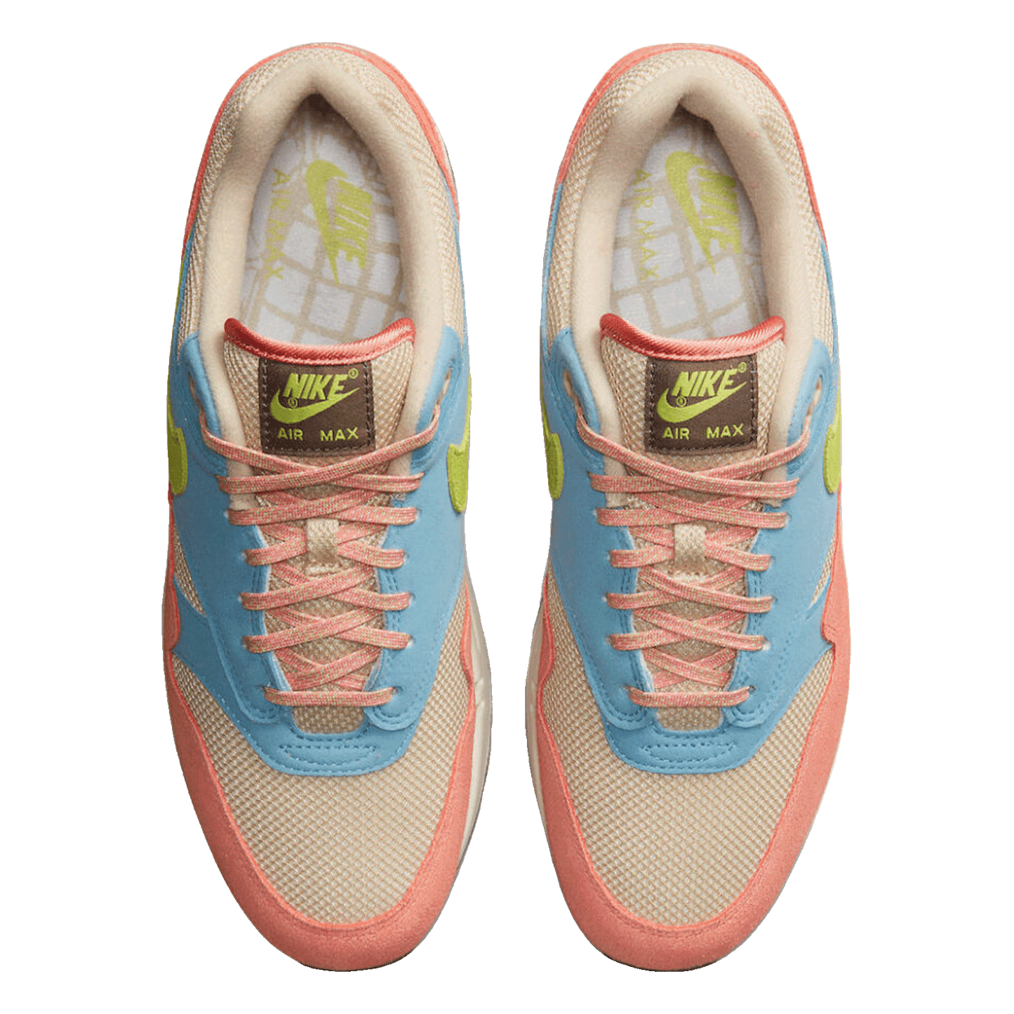 Nike Air Max 1 Light Madder Root Worn Blue Oben