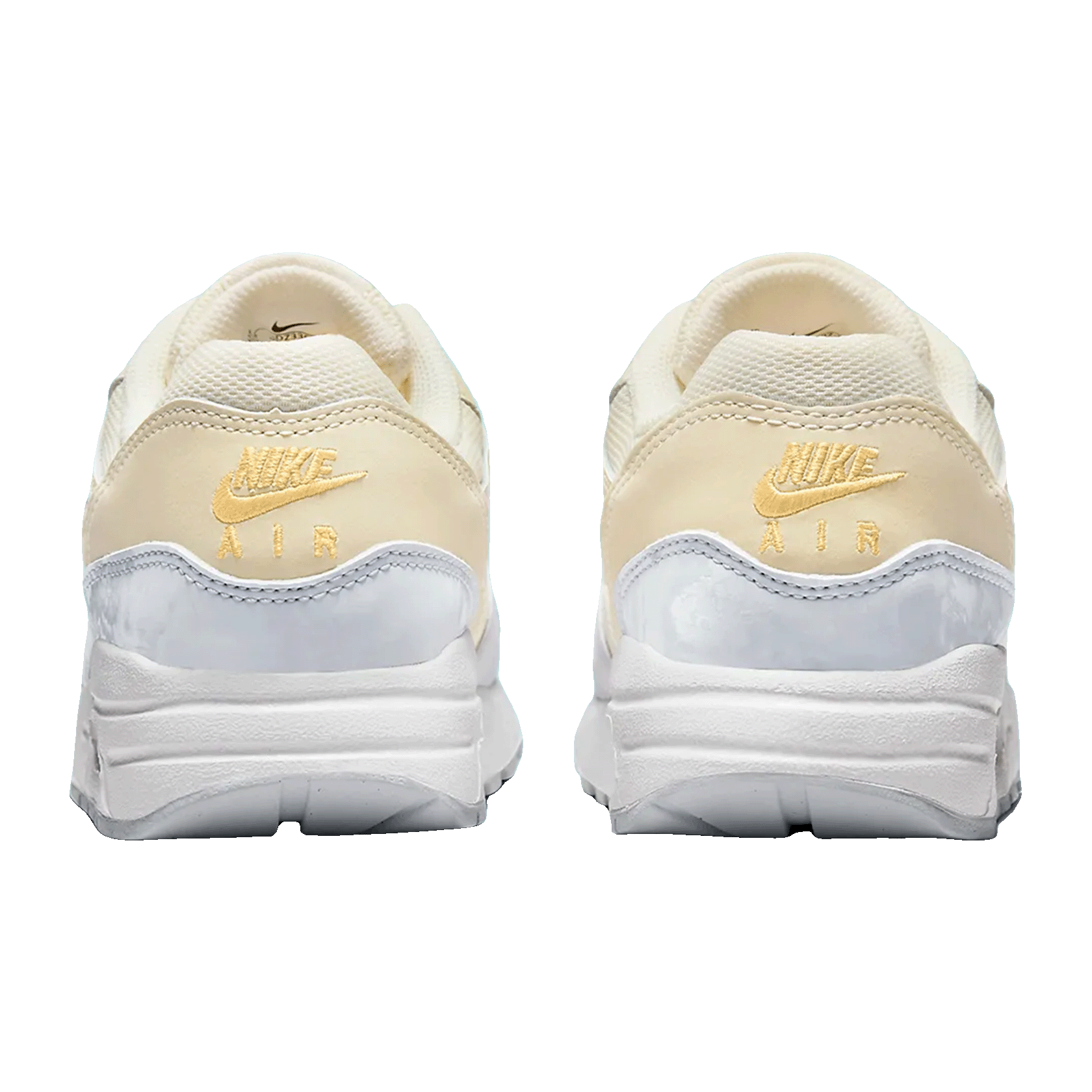 Nike Air Max 1 Pale Ivory Football Grey (GS) Back