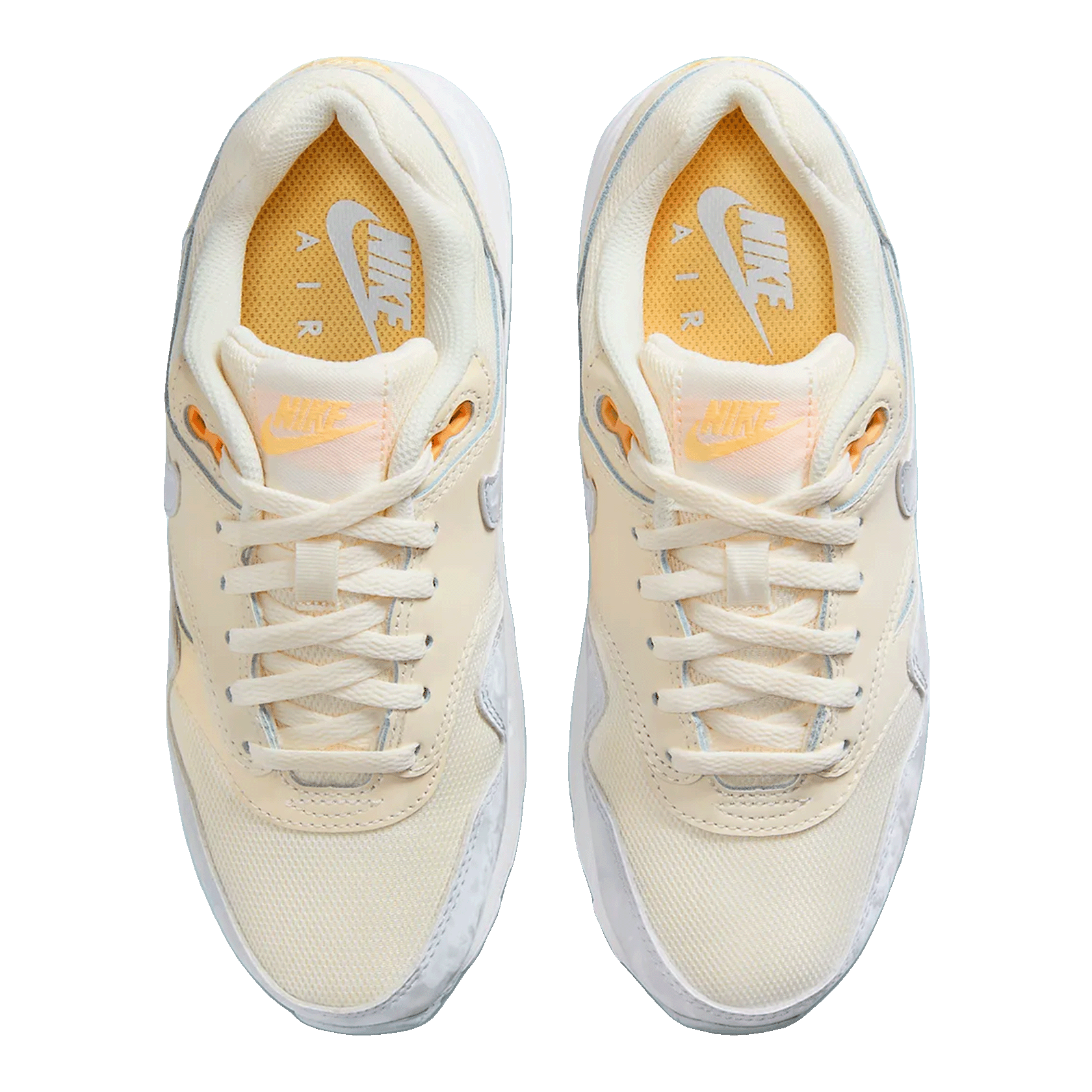 Nike Air Max 1 Pale Ivory Football Grey (GS) Oben