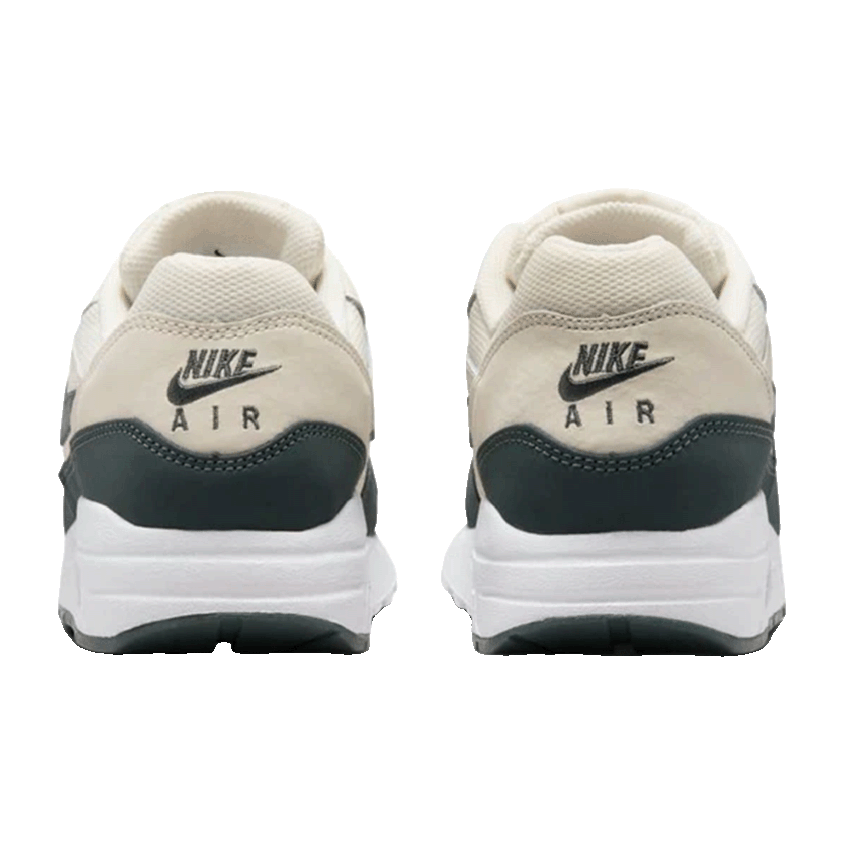 Nike Air Max 1 Pale Ivory White Bicoastal Vintage Green (GS) Back