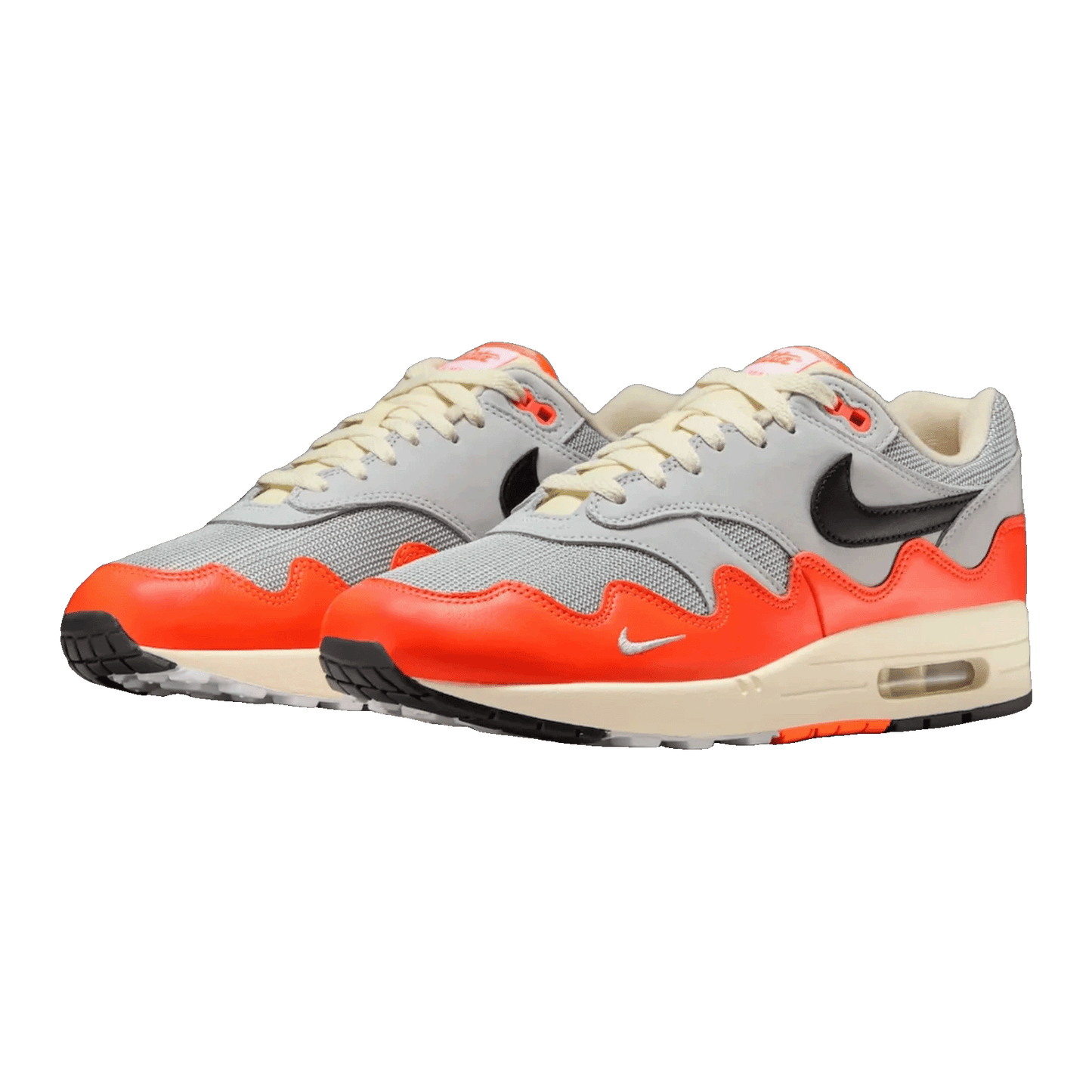 Nike Air Max 1 Patta Waves Hyper Crimson Pure Platinum (With Bracelet) Side II7055-800