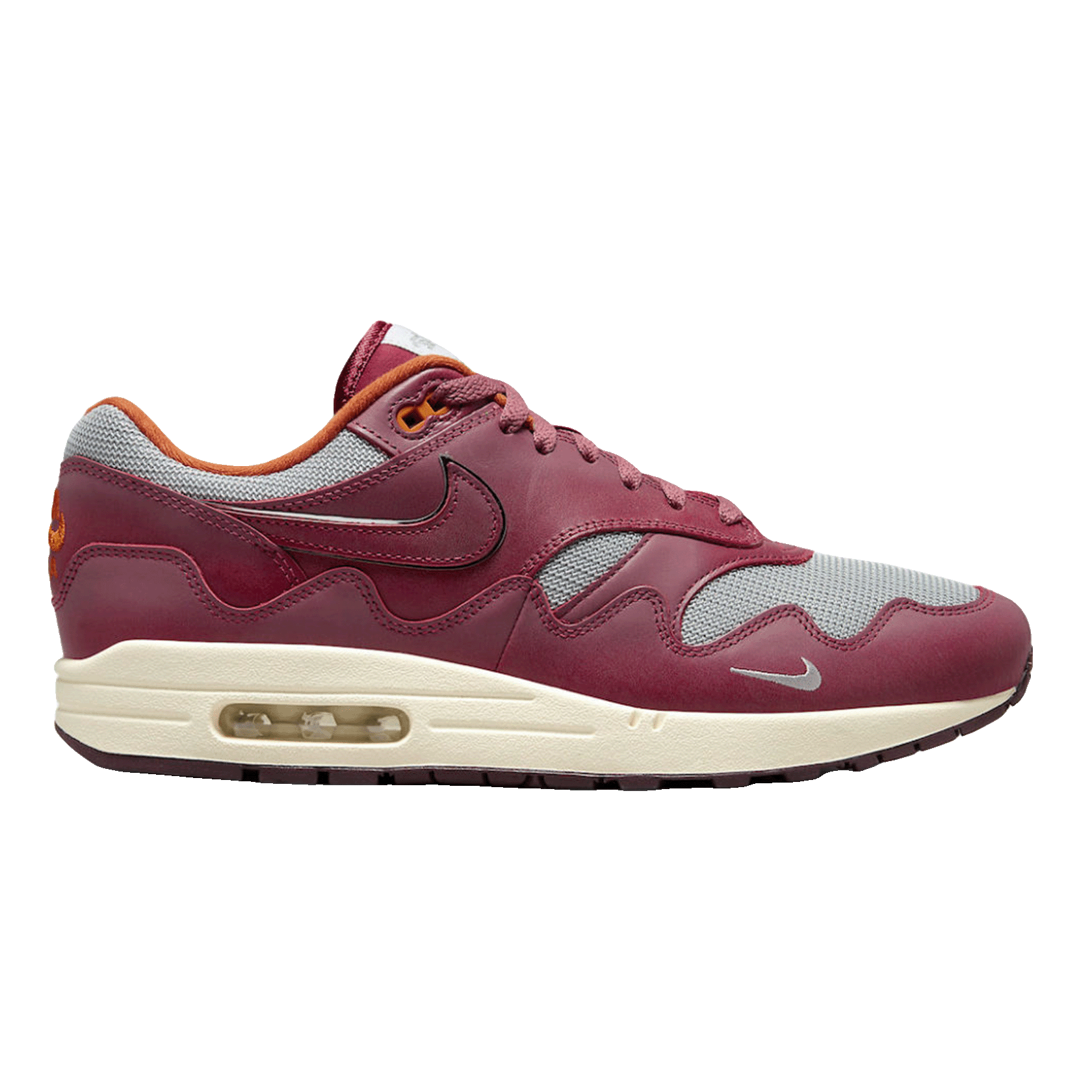 Nike Air Max 1 Patta Waves Rush Maroon (with Bracelet)