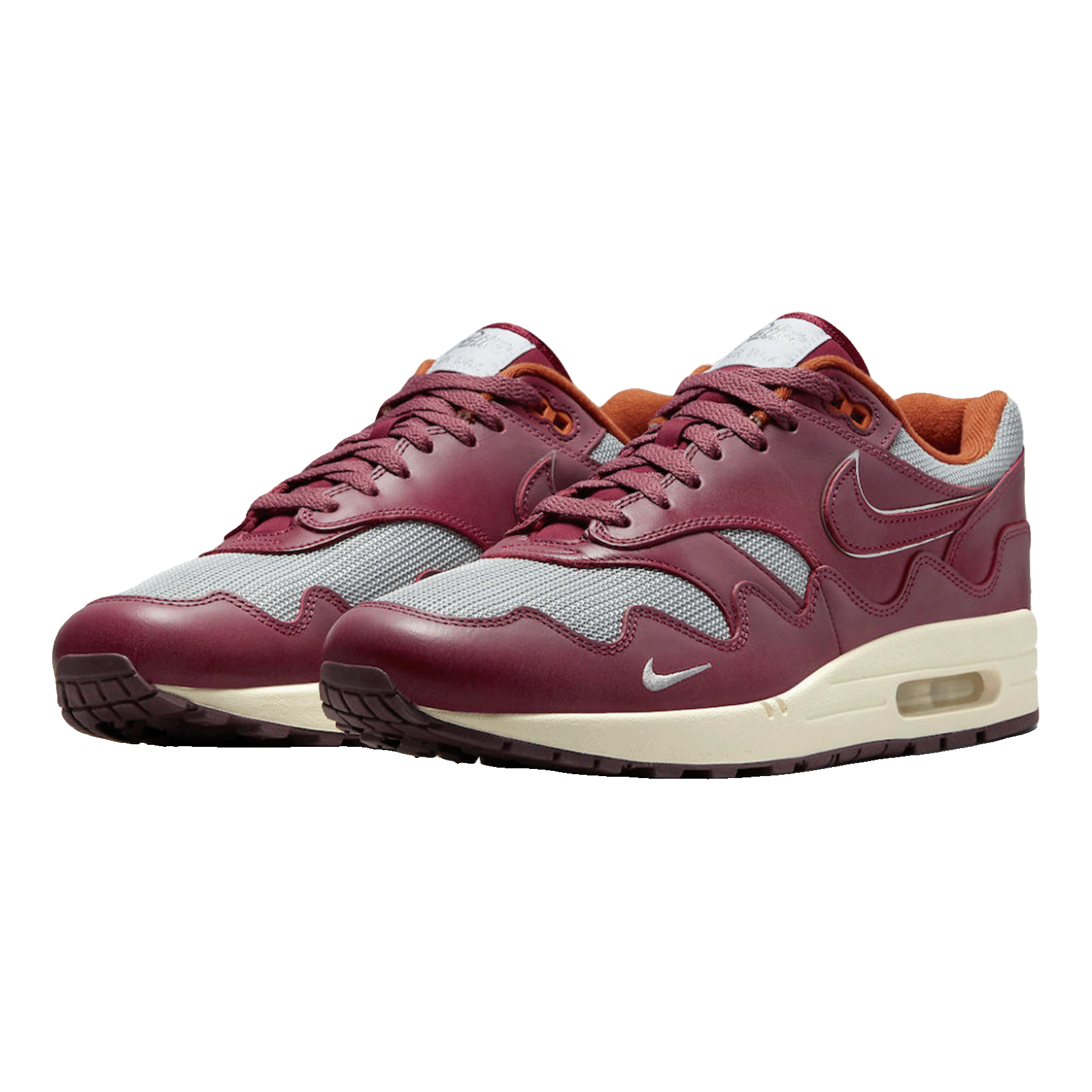 Nike Air Max 1 Patta Waves Rush Maroon (with Bracelet) Side