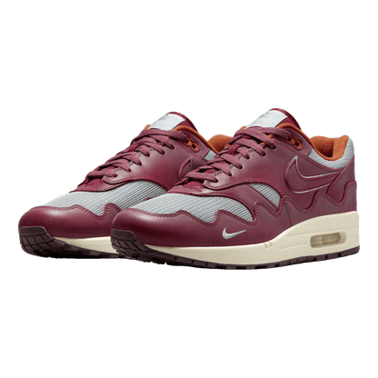Nike Air Max 1 Patta Waves Rush Maroon (with Bracelet) Side