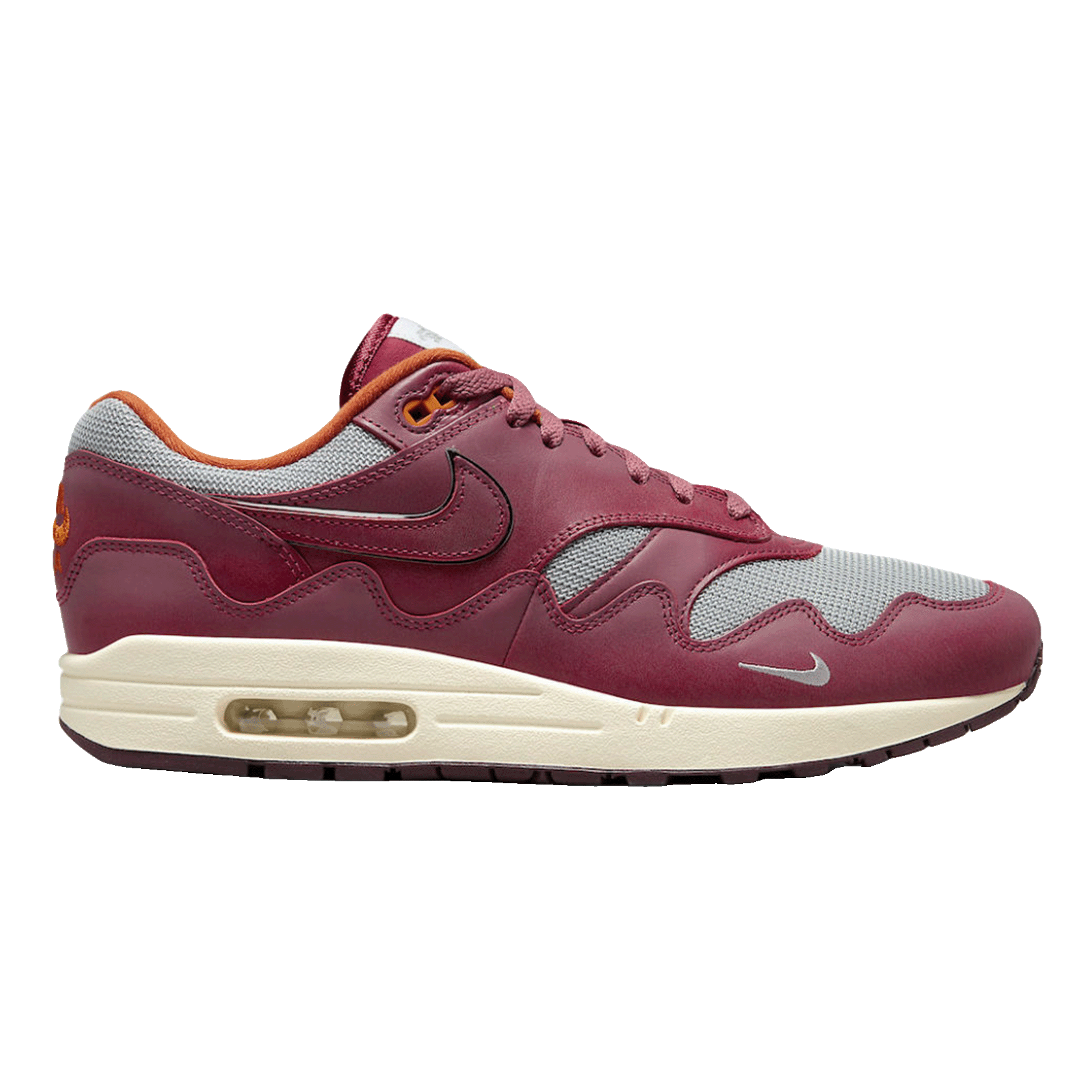 Nike Air Max 1 Patta Waves Rush Maroon (without Bracelet)