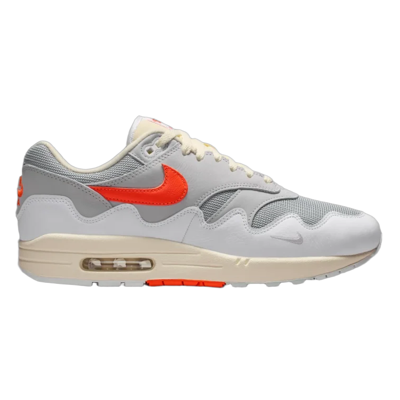 Nike Air Max 1 Patta Waves White Hyper Crimson (With Bracelet) II7055-100