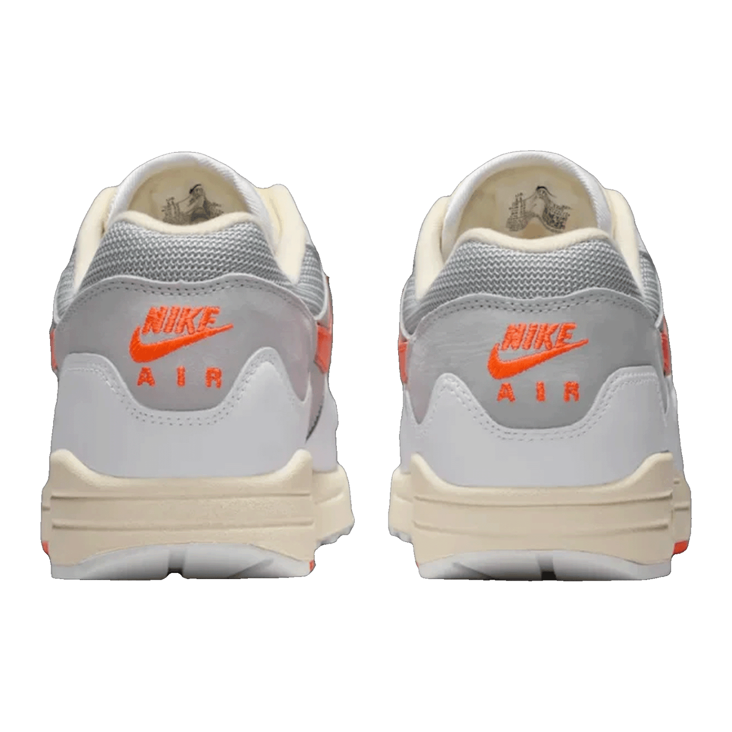 Nike Air Max 1 Patta Waves White Hyper Crimson (With Bracelet) Back II7055-100