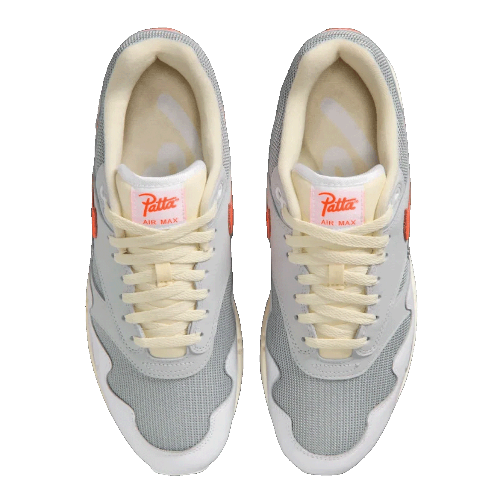 Nike Air Max 1 Patta Waves White Hyper Crimson (With Bracelet) Oben II7055-100