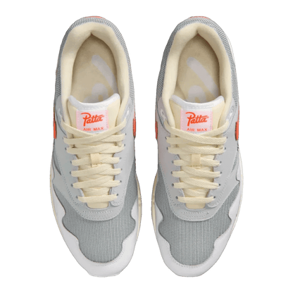 Nike Air Max 1 Patta Waves White Hyper Crimson (With Bracelet) Oben II7055-100