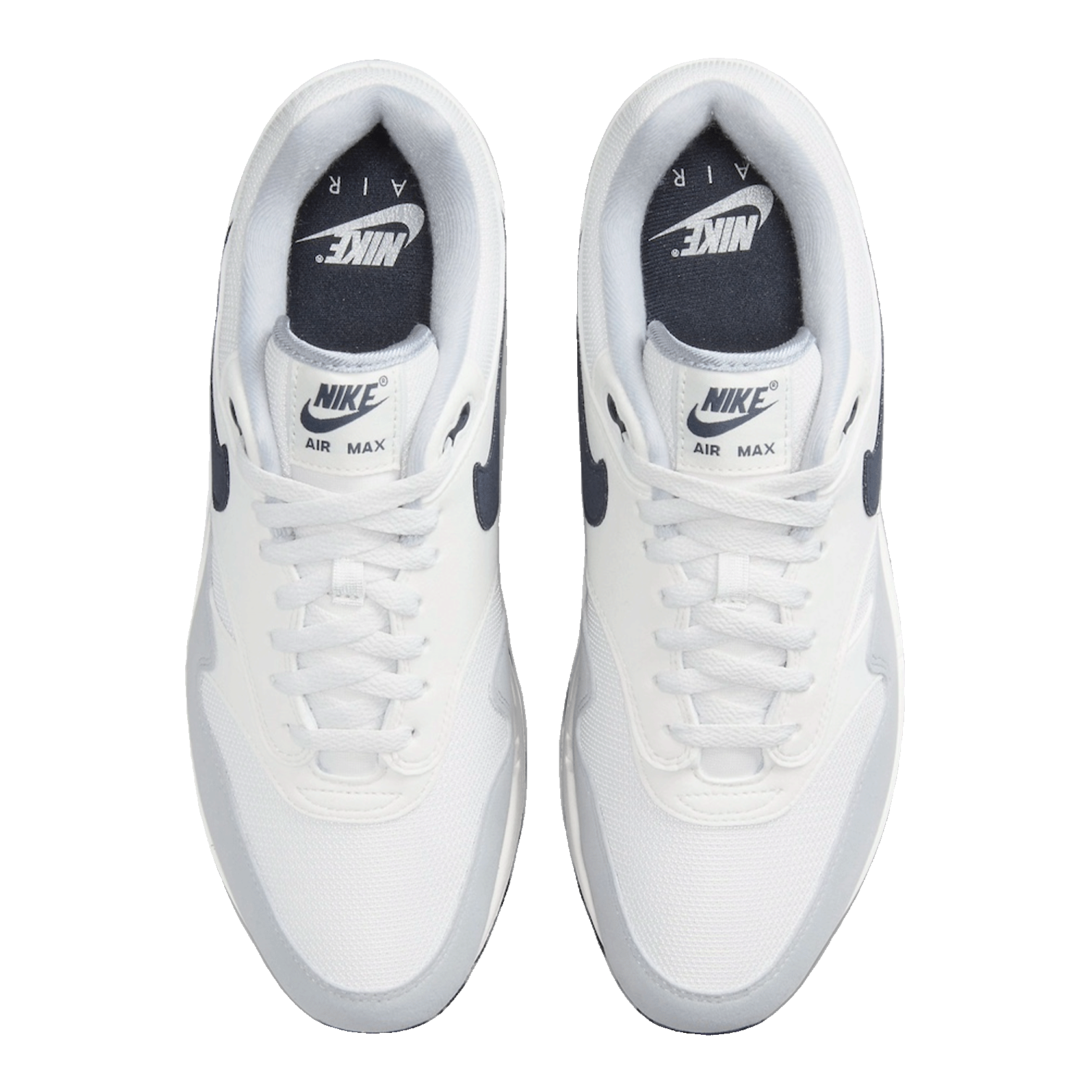 Nike Air Max 1 Platinum Tint Dark Obsidian Oben
