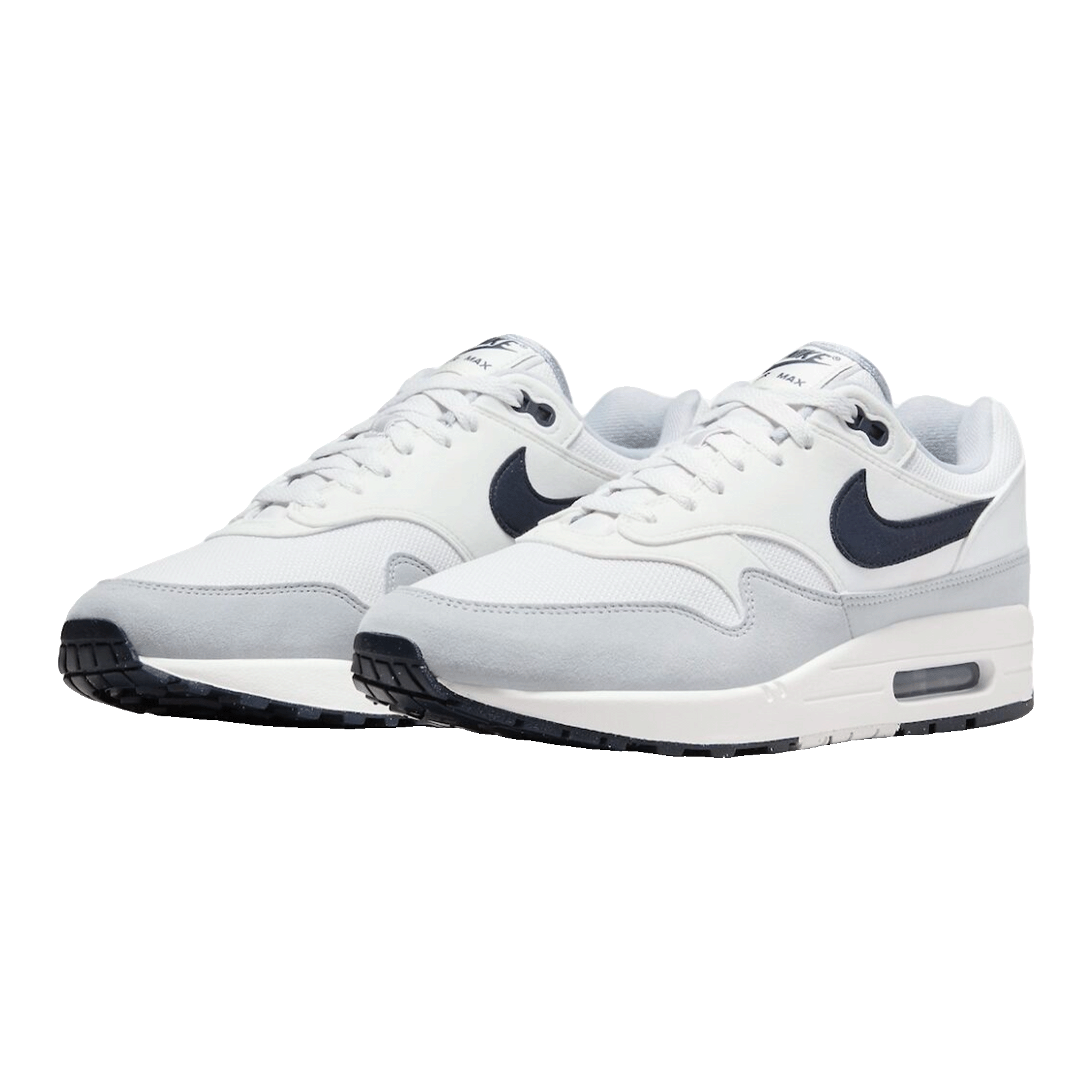 Nike Air Max 1 Platinum Tint Dark Obsidian Side