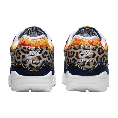 Nike Air Max 1 Premium Denim Leopard Back