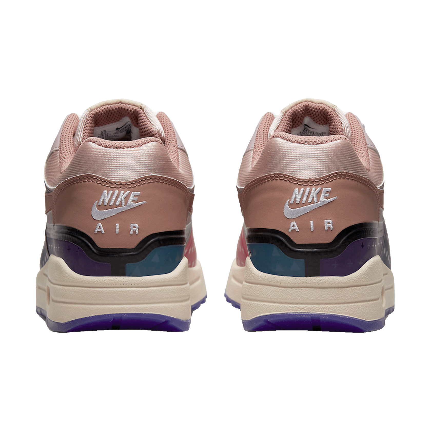 Nike Air Max 1 Premium Plum Fog Fossil Rose (W) Back