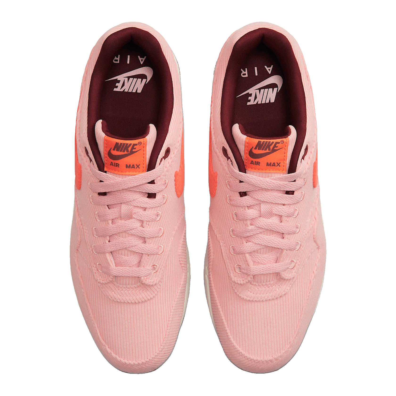 Nike Air Max 1 PRM Corduroy Coral Stardust Oben
