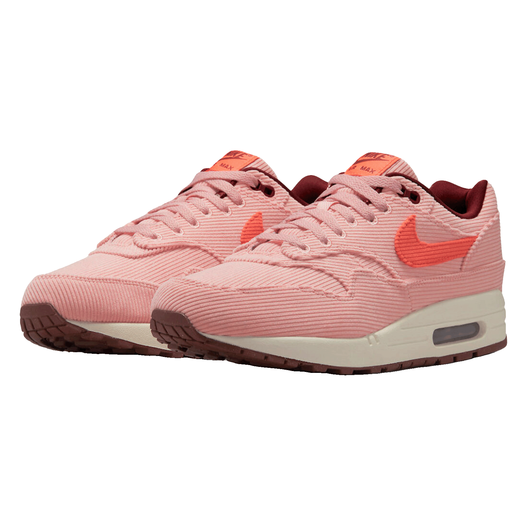 Nike Air Max 1 PRM Corduroy Coral Stardust Side