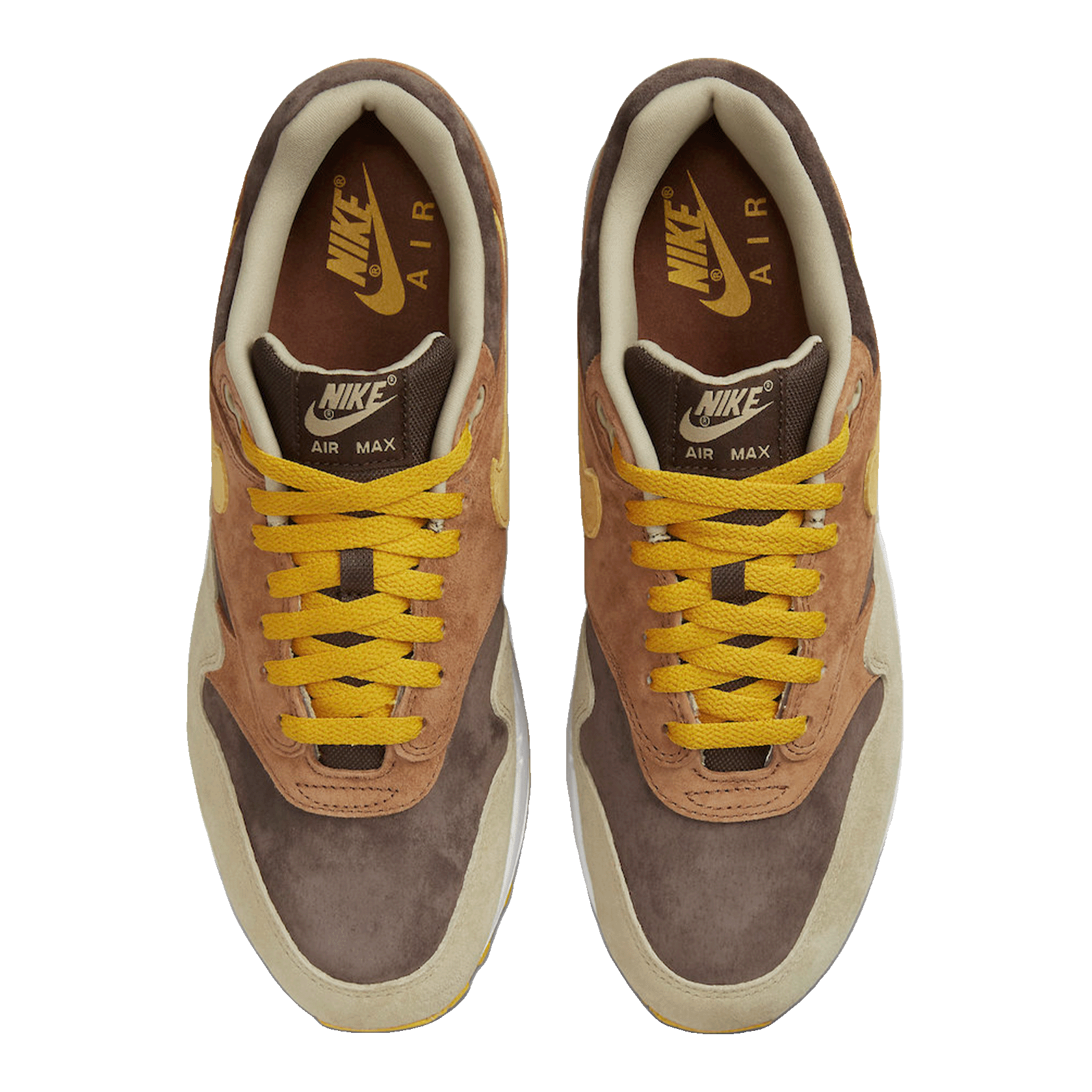 Nike Air Max 1 PRM Duck Pecan Yellow Ochre Oben