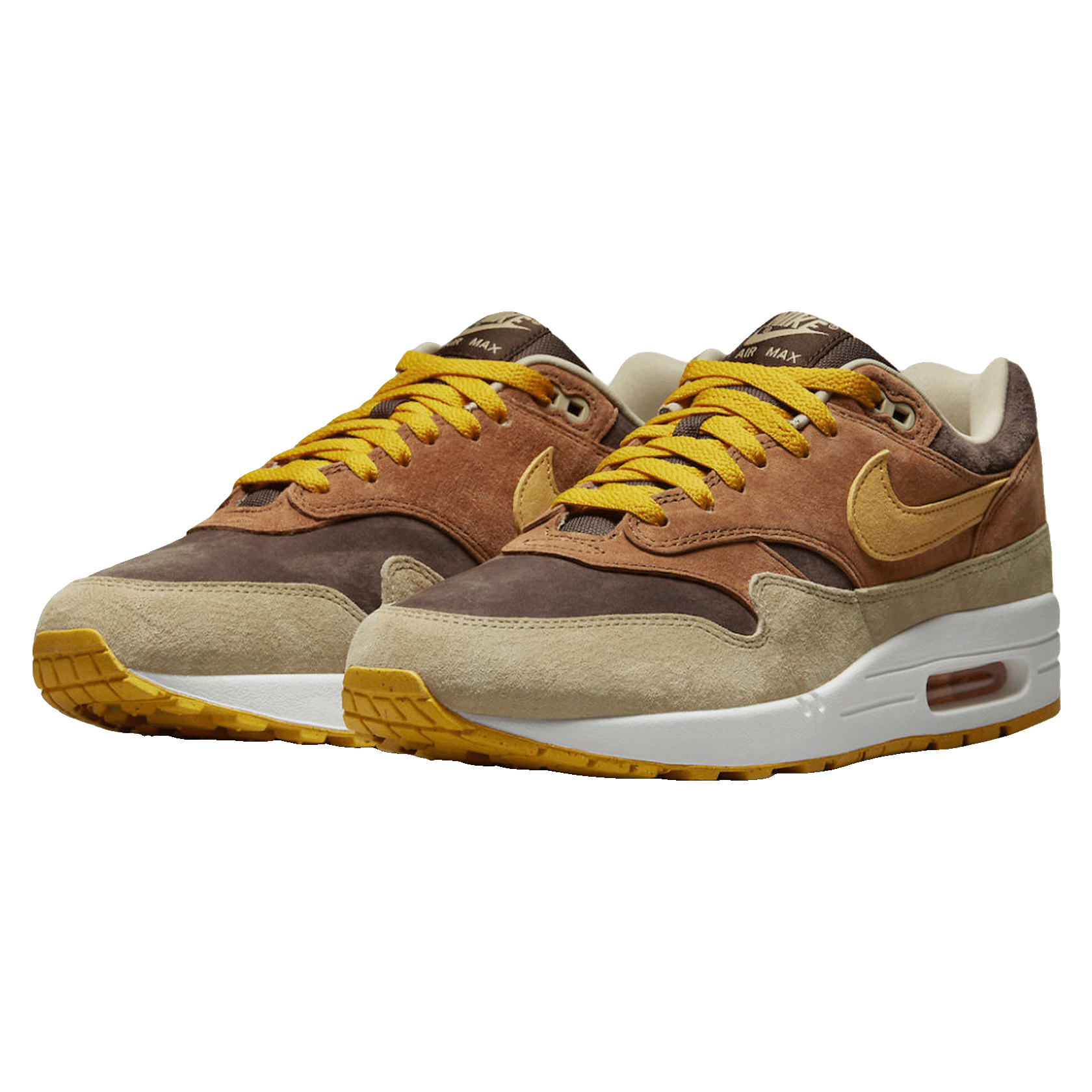 Nike Air Max 1 PRM Duck Pecan Yellow Ochre Side