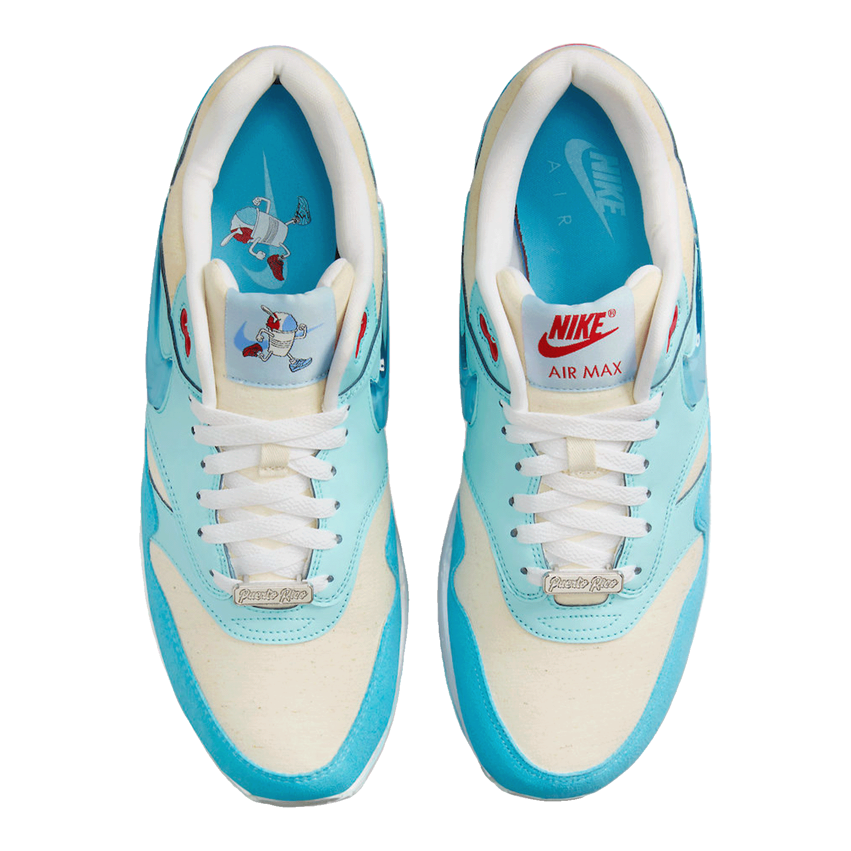 Nike Air Max 1 Puerto Rico Blue Gale Oben
