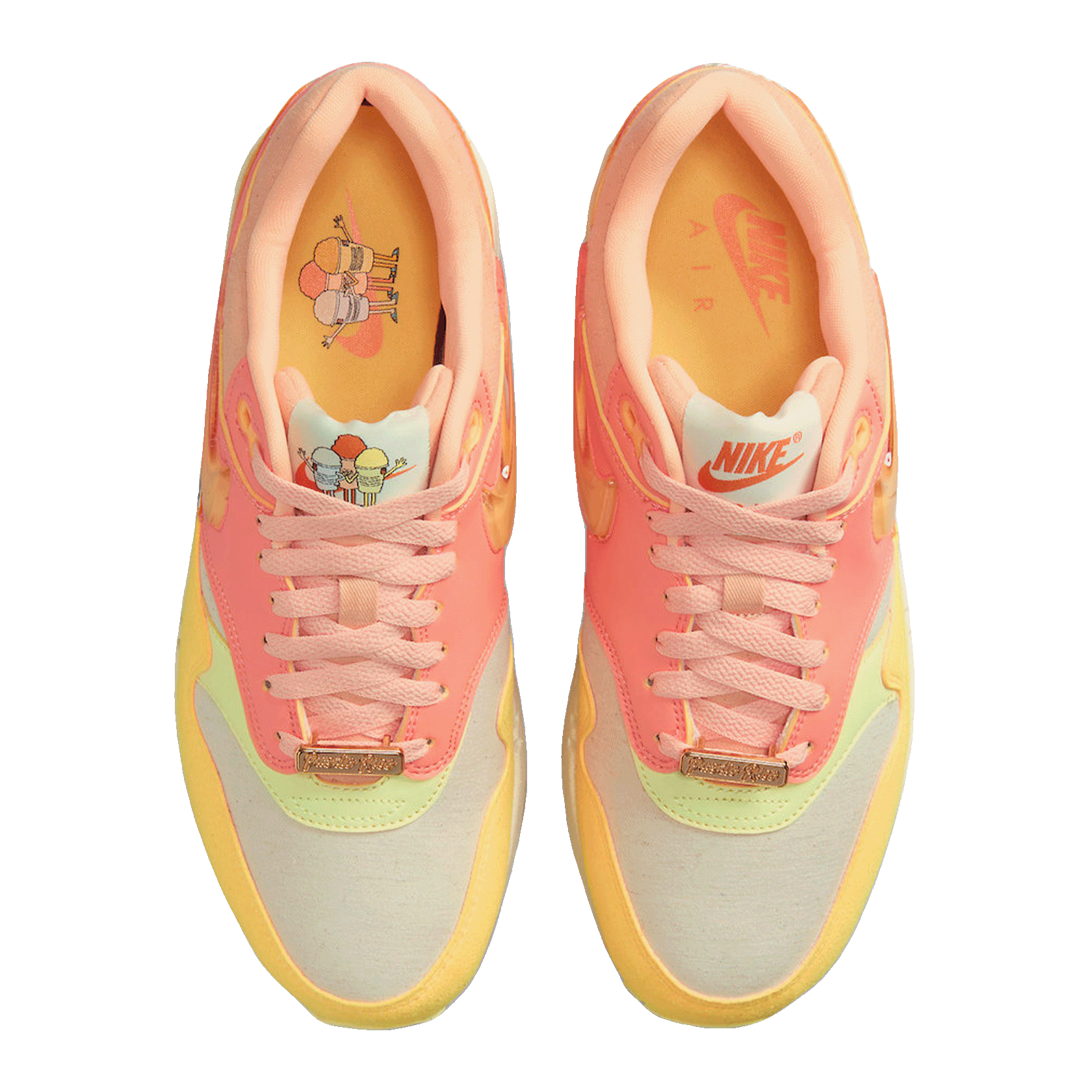 Nike Air Max 1 Puerto Rico Orange Frost Oben