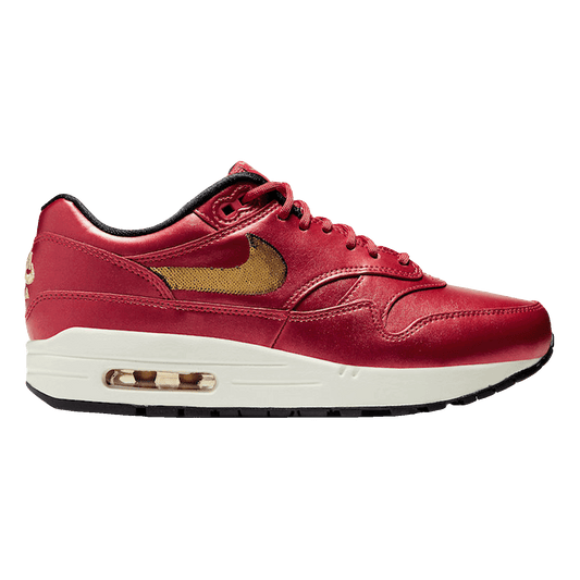Nike Air Max 1 Red Gold Sequin (W)