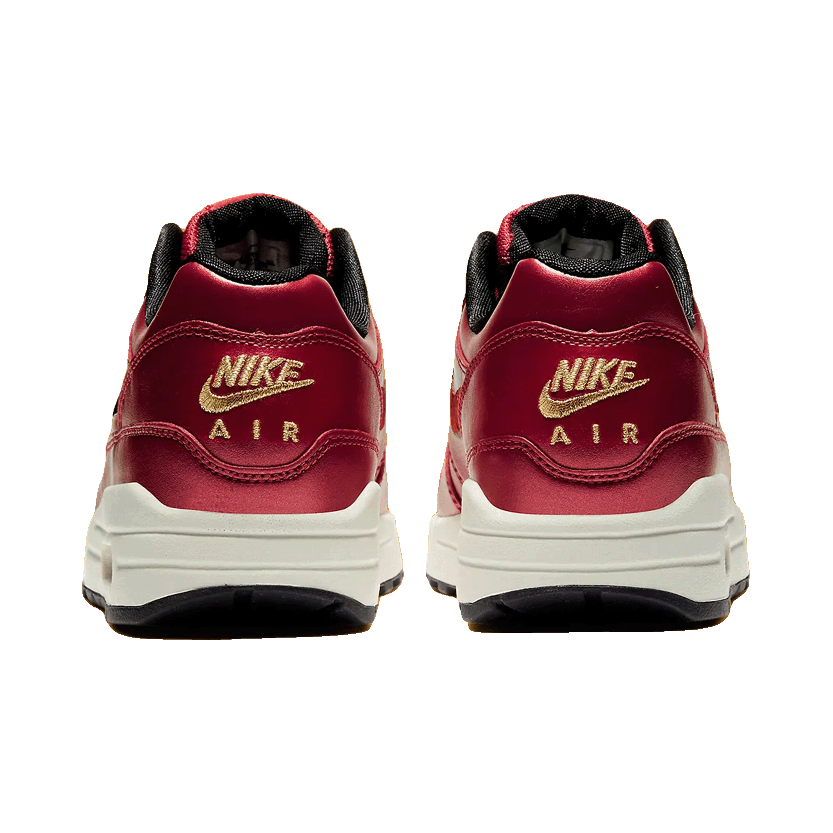 Nike Air Max 1 Red Gold Sequin (W) Back