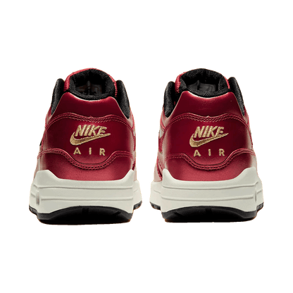 Nike Air Max 1 Red Gold Sequin (W) Back