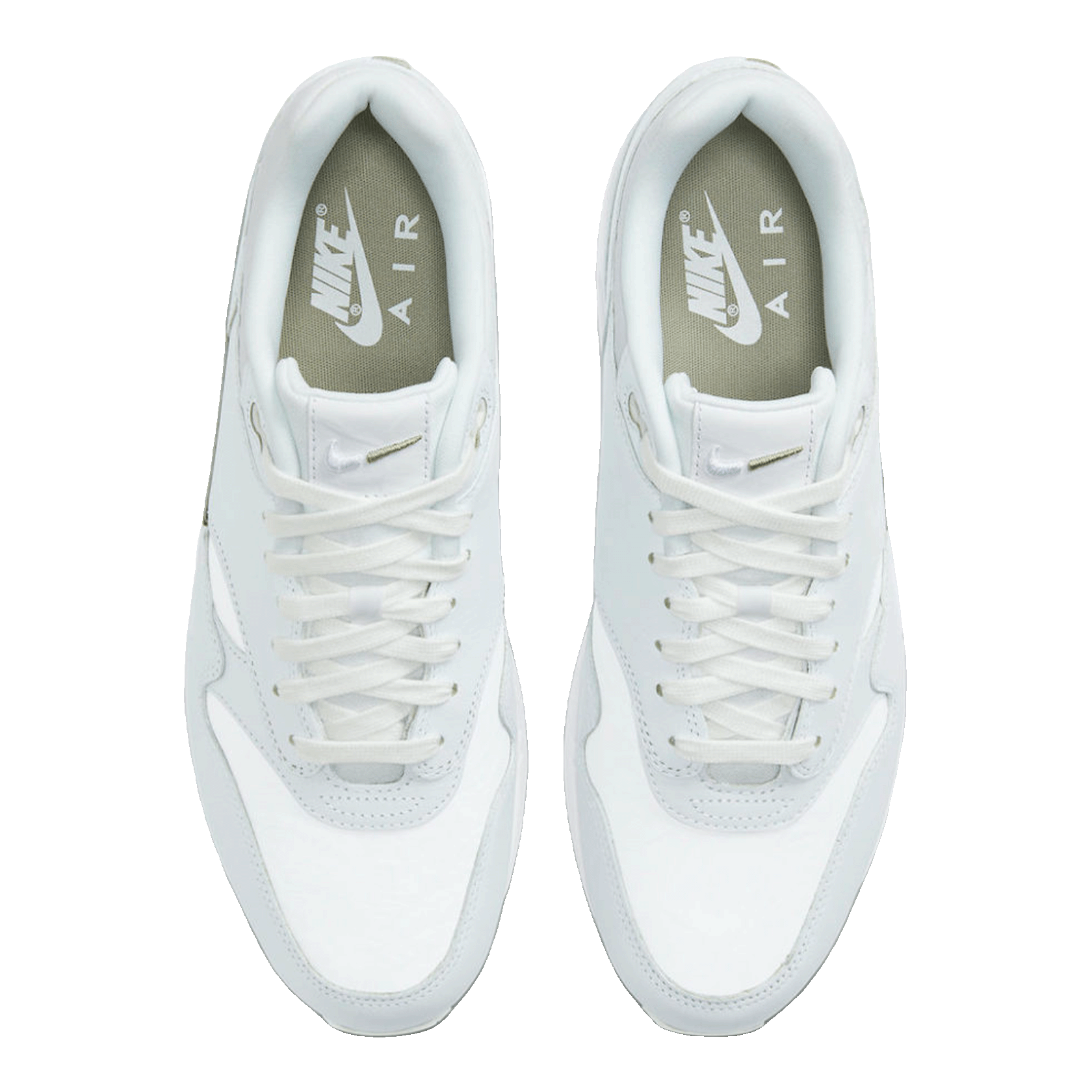 Nike Air Max 1 Rub Away White Khaki Oben