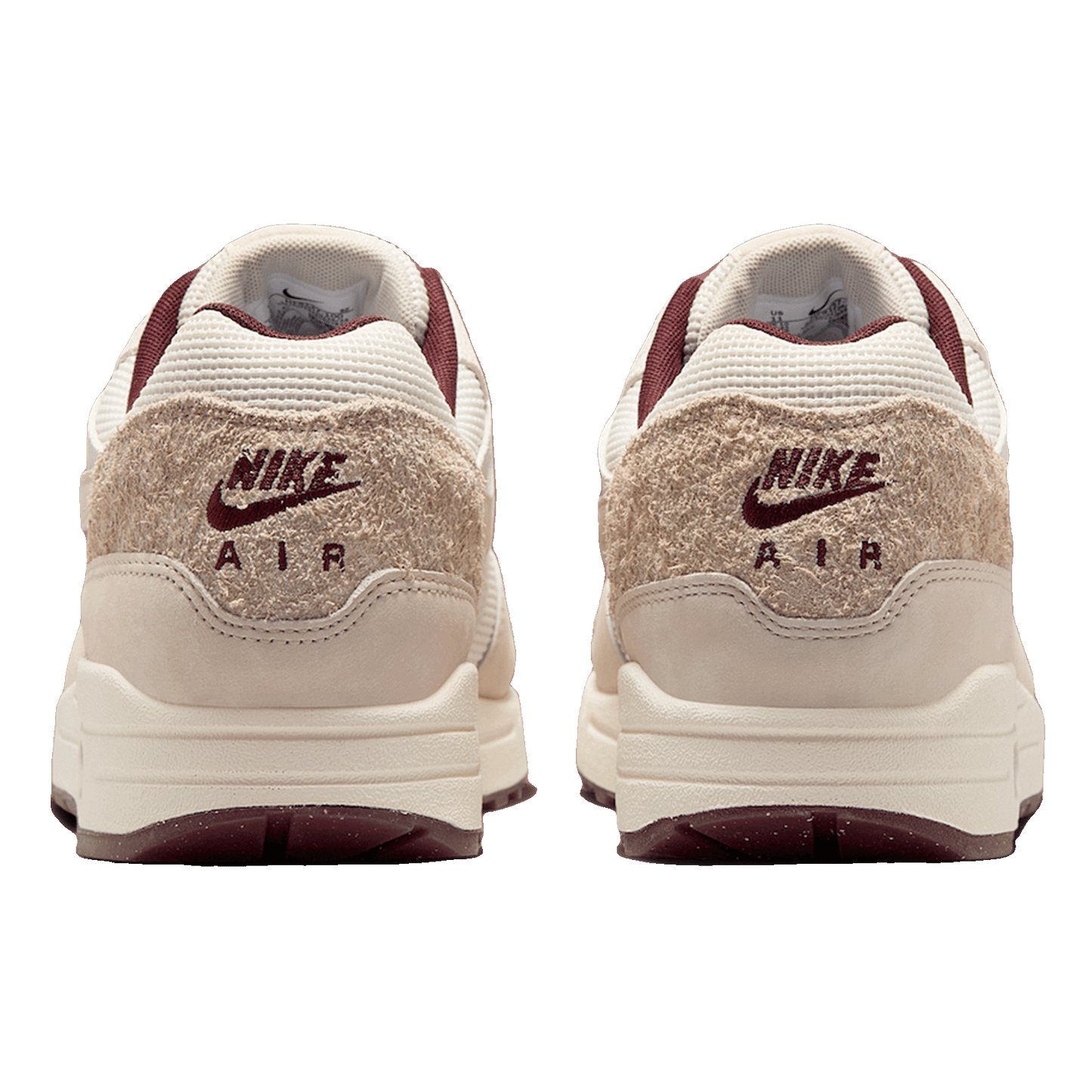 Nike Air Max 1 Sail Burgundy Crush Back