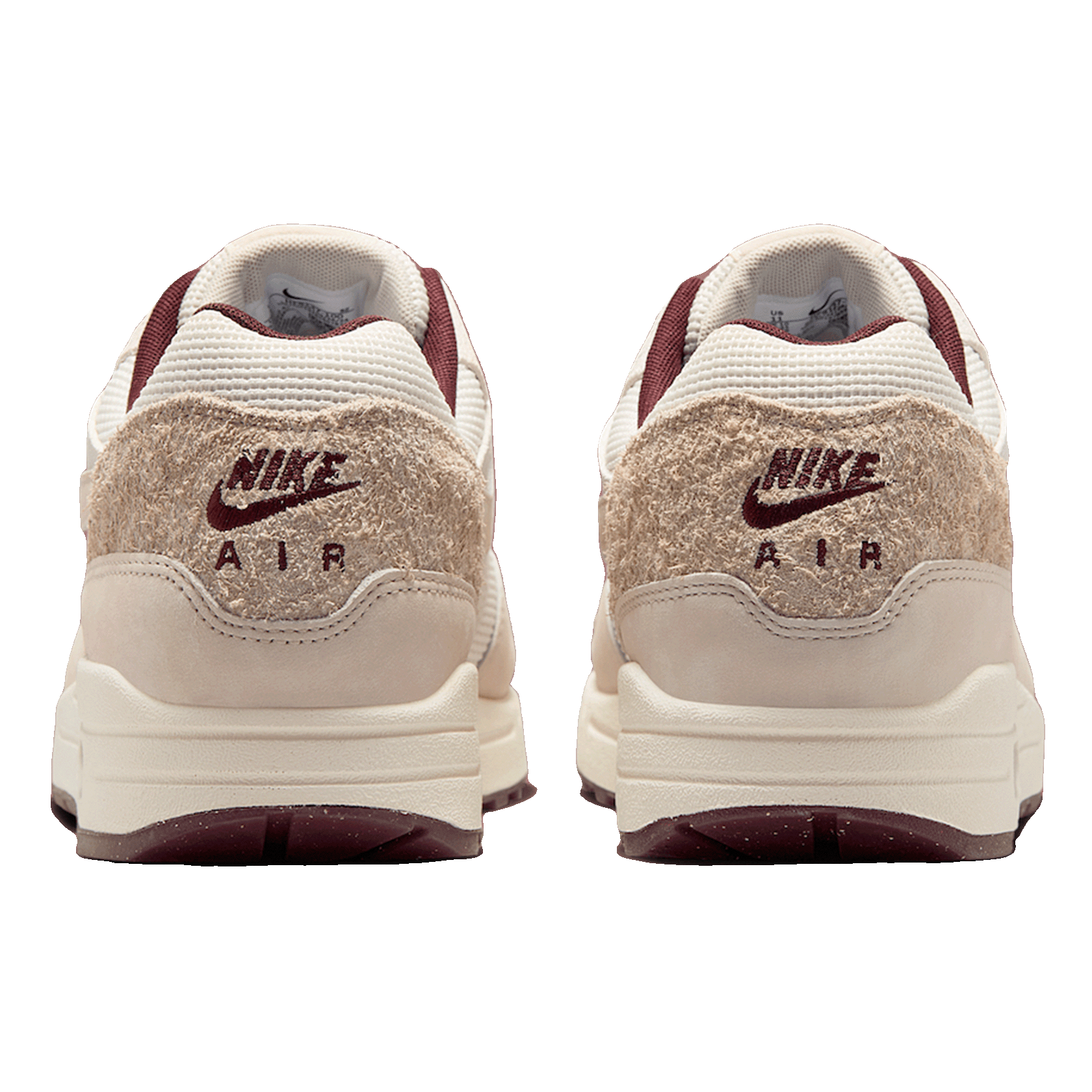 Nike Air Max 1 Sail Burgundy Crush Back