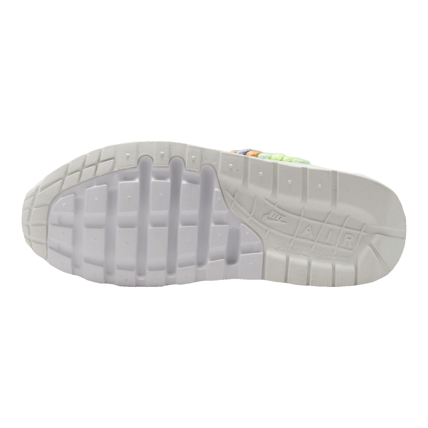 Nike Air Max 1 SE White Rainbow Lace Swoosh (GS) Sohle