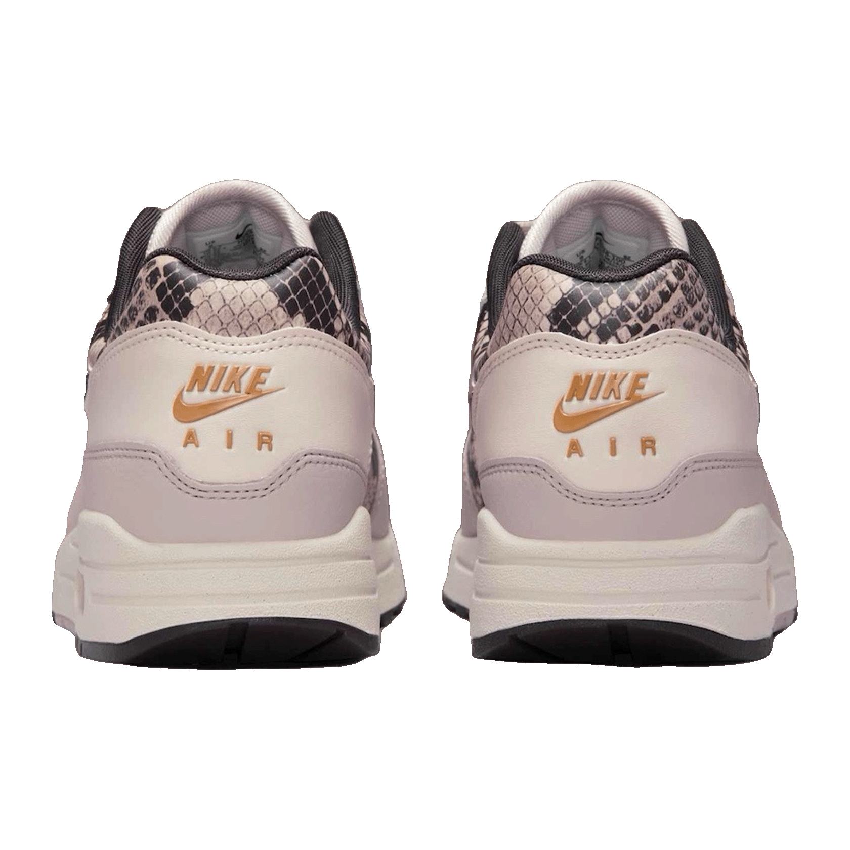 Nike Air Max 1 Snakeskin Light Orewood Brown (W) Back