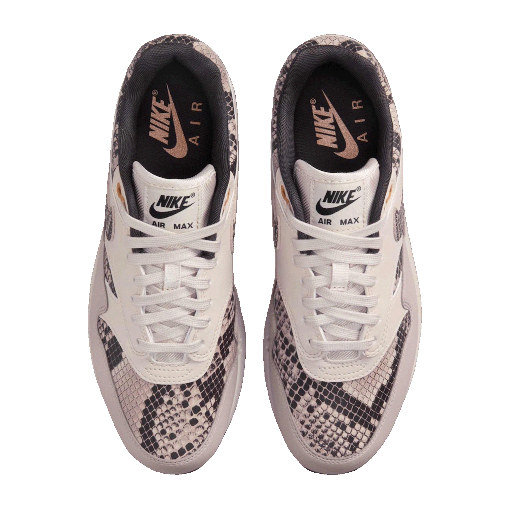 Nike Air Max 1 Snakeskin Light Orewood Brown (W) Oben