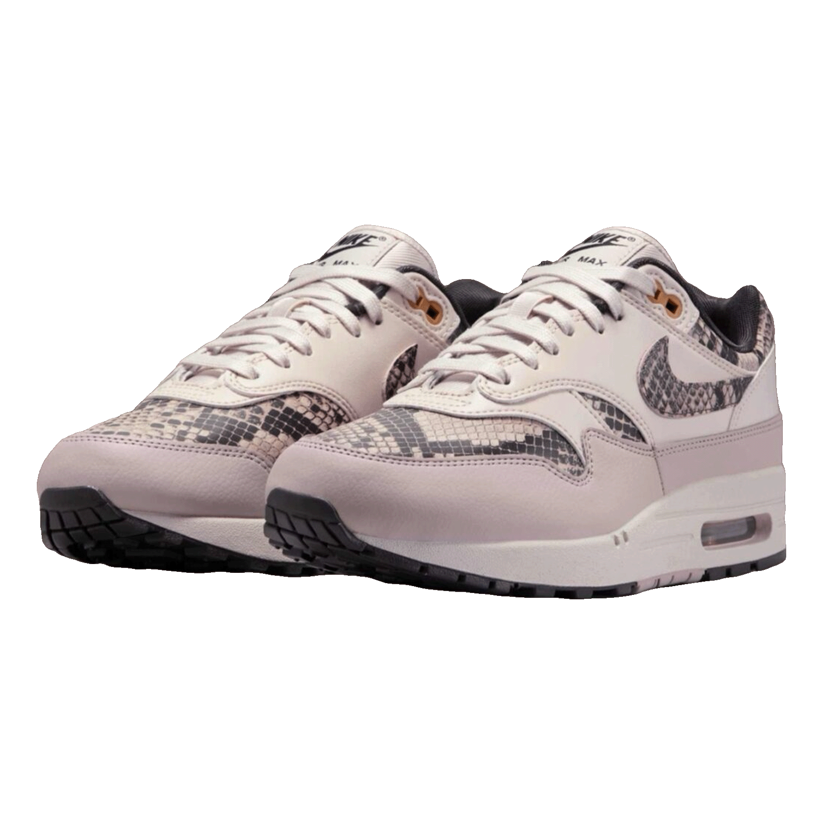 Nike Air Max 1 Snakeskin Light Orewood Brown (W) Side