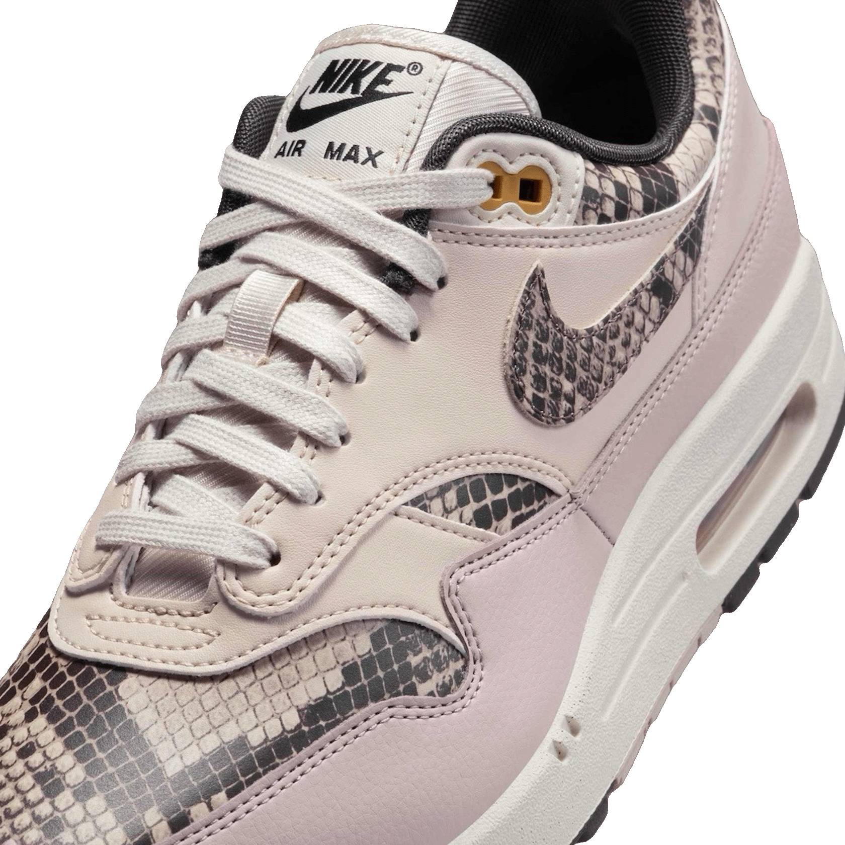 Nike Air Max 1 Snakeskin Light Orewood Brown (W) Toe
