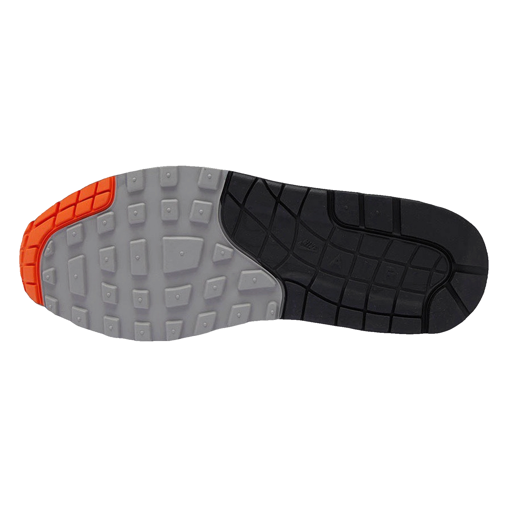 Nike Air Max 1 SP HUF Brilliant Orange Sohle
