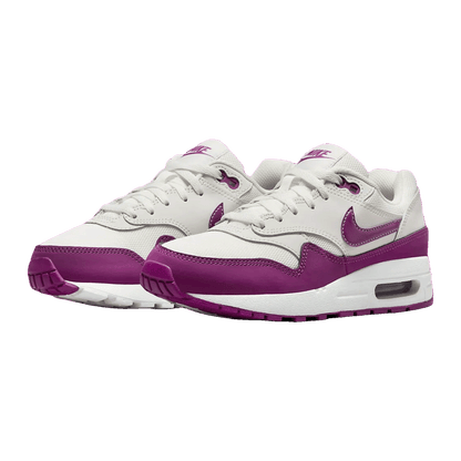 Nike Air Max 1 Summit White White Viotech (GS) Side