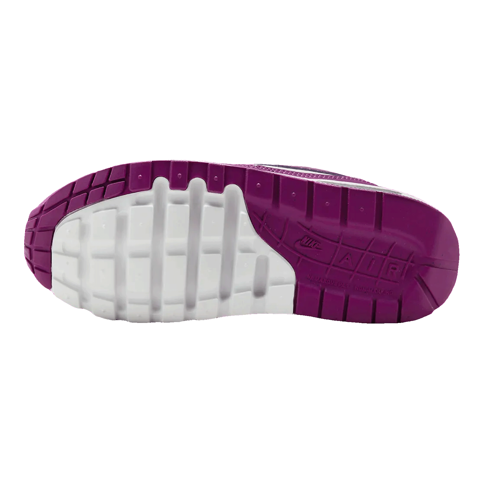 Nike Air Max 1 Summit White White Viotech (GS) Sohle