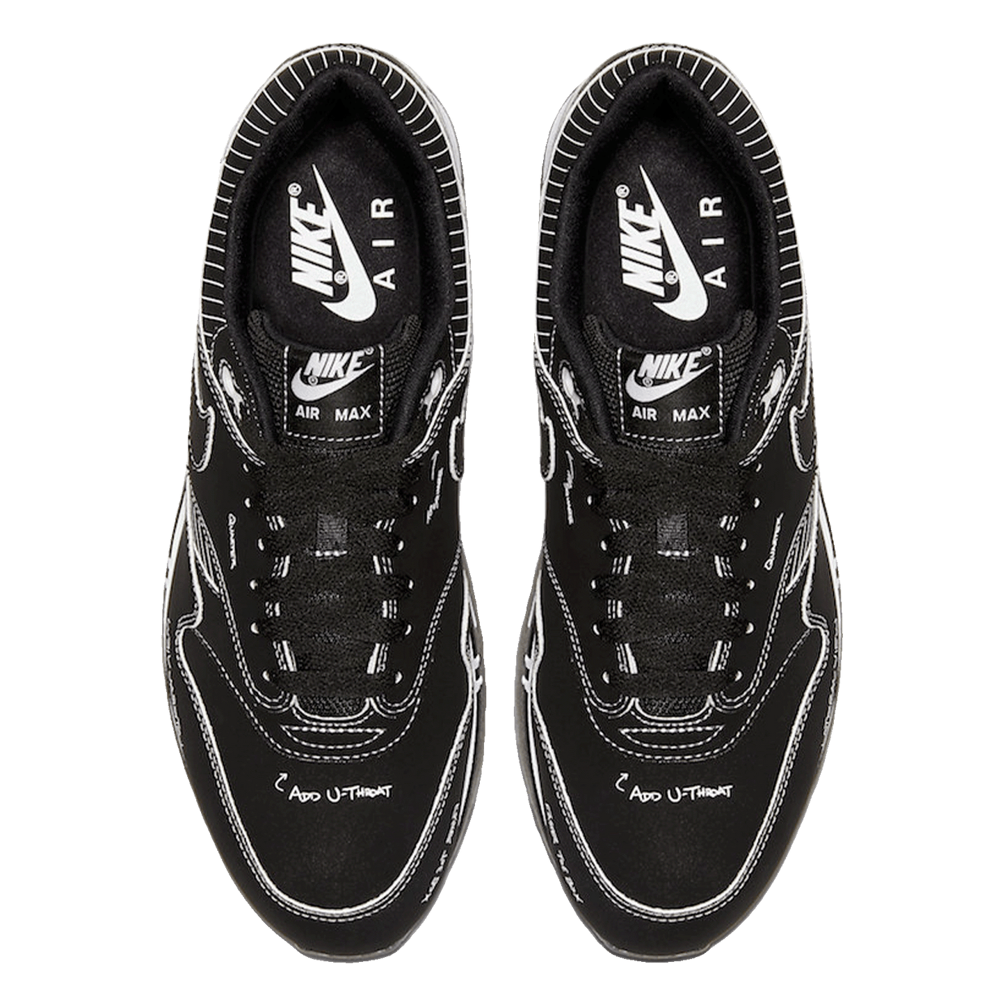 Nike Air Max 1 Tinker Sketch to Shelf Black Oben